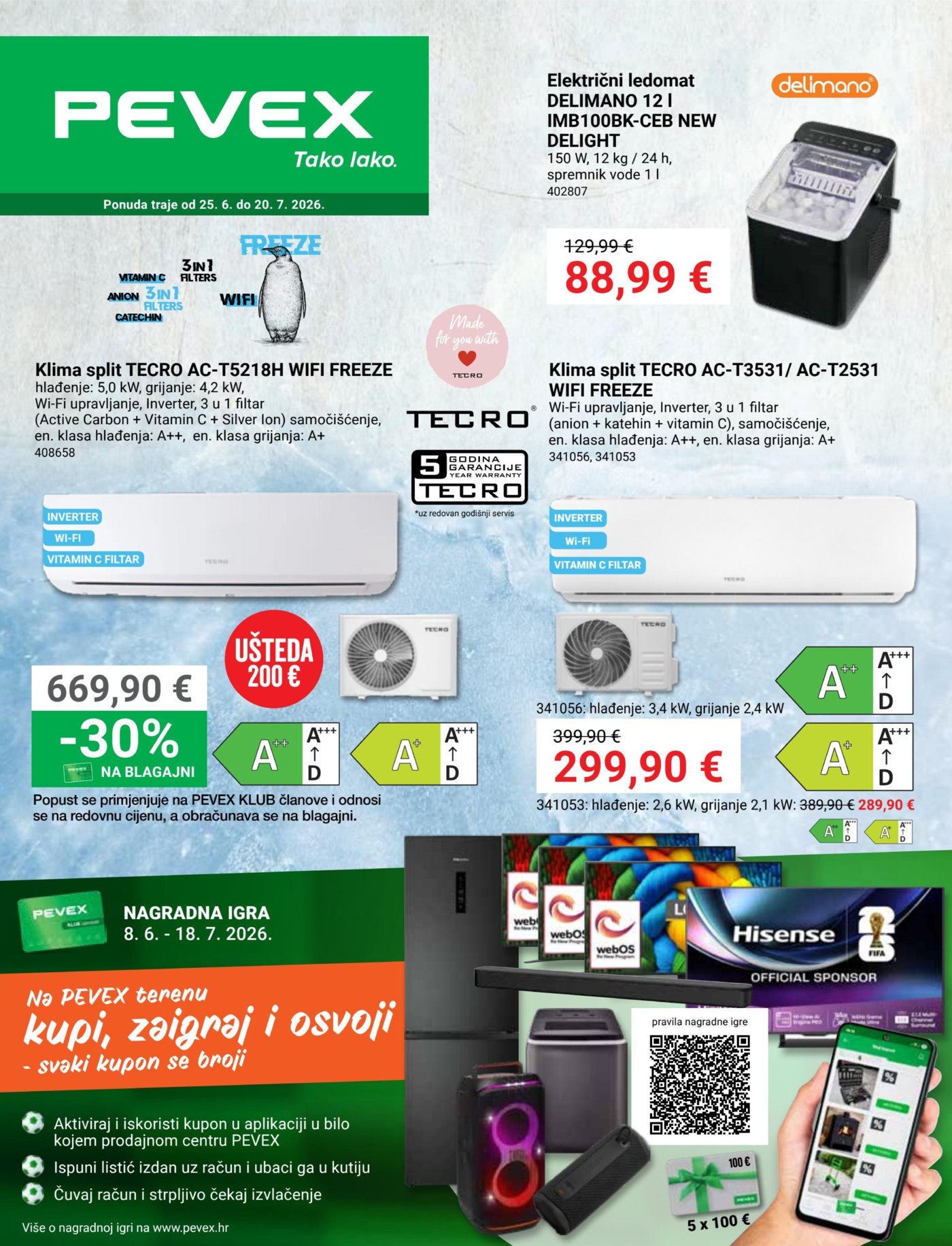 Pevex katalog Akcija 25.06. - 20.07.2026.