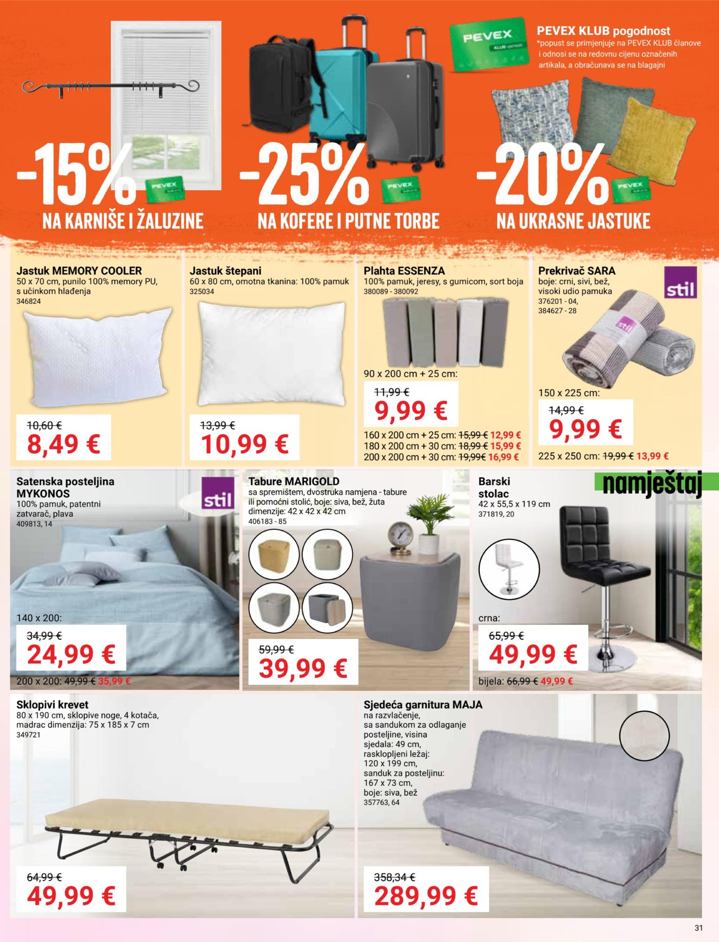 Pevex katalog Akcija 25.06. - 20.07.2026.