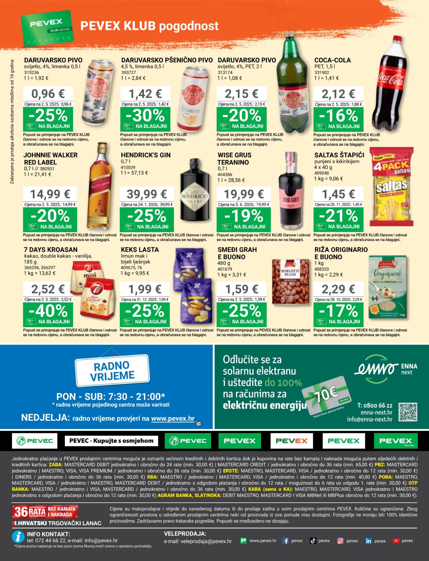 Pevex katalog Akcija 25.06. - 20.07.2026.