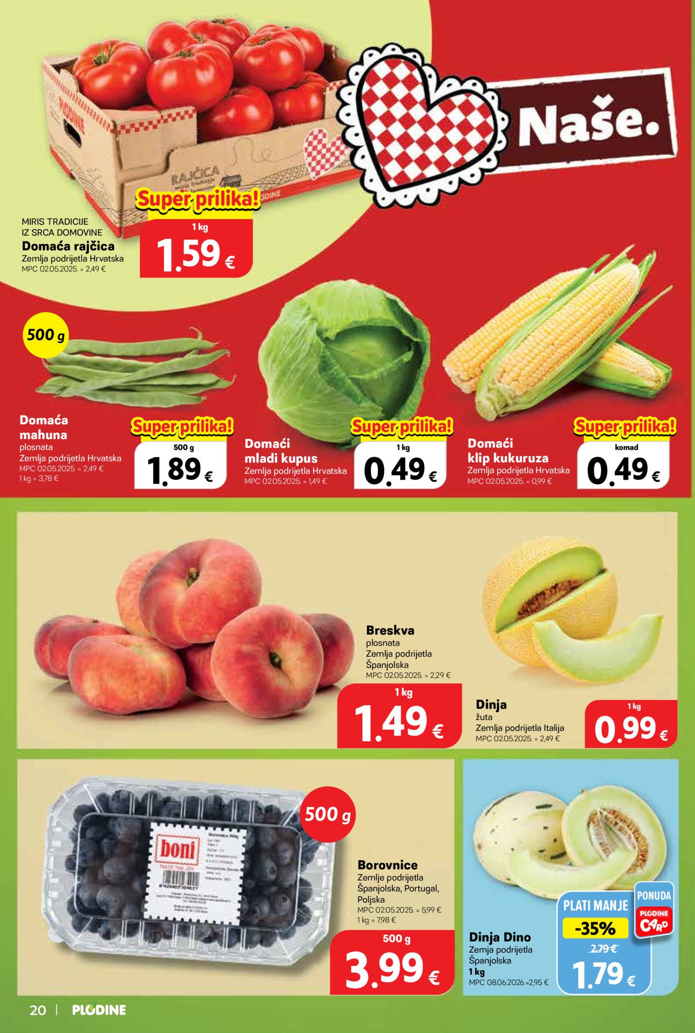 Plodine katalog Akcija 15.07. - 21.07.2026.