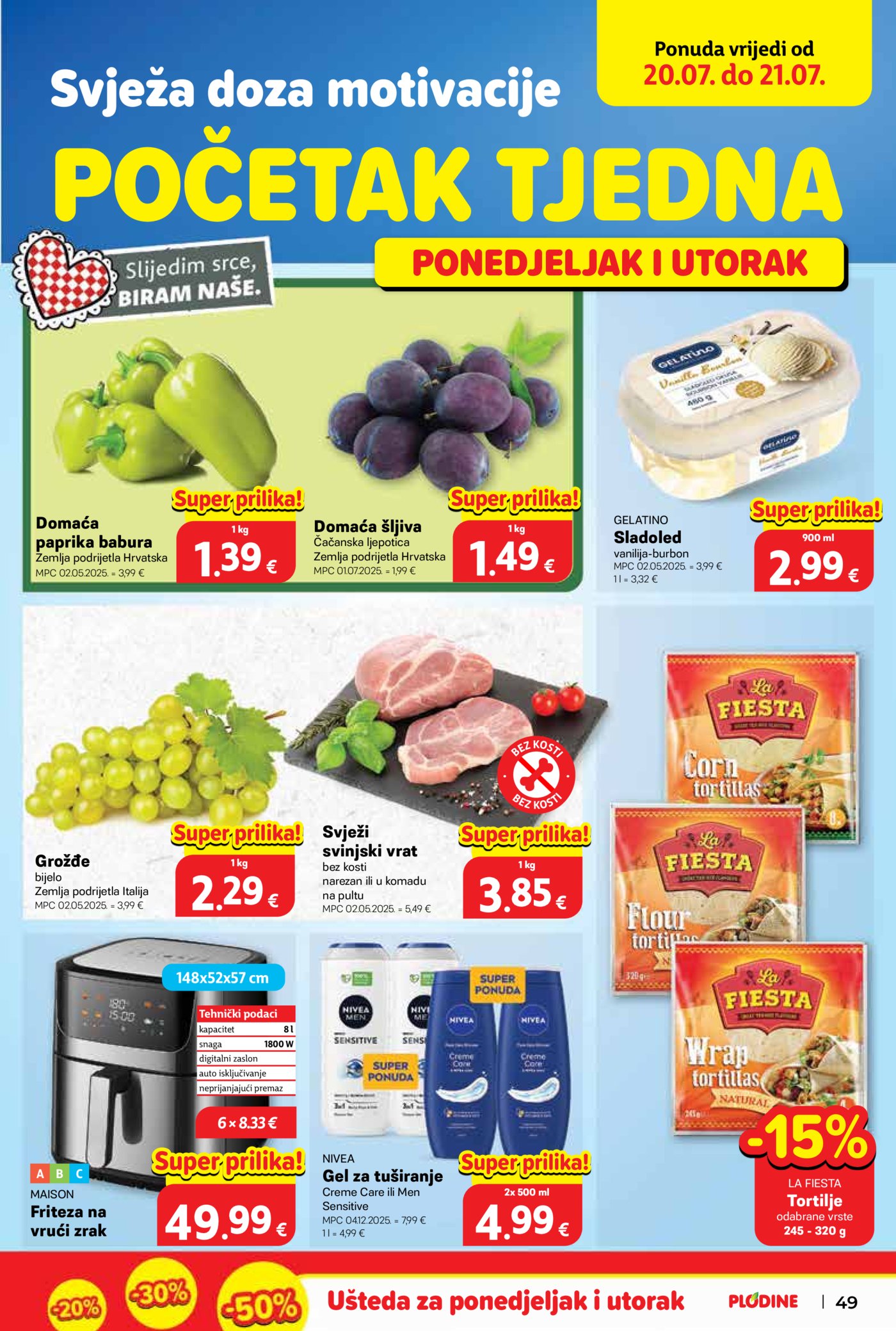 Plodine katalog Akcija 15.07. - 21.07.2026.