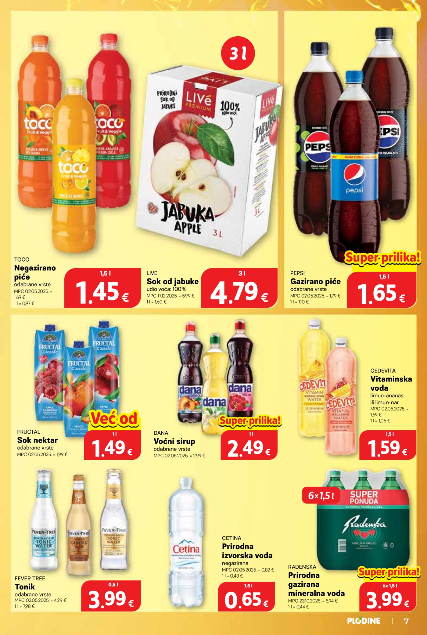 Plodine katalog Akcija 15.07. - 21.07.2026.