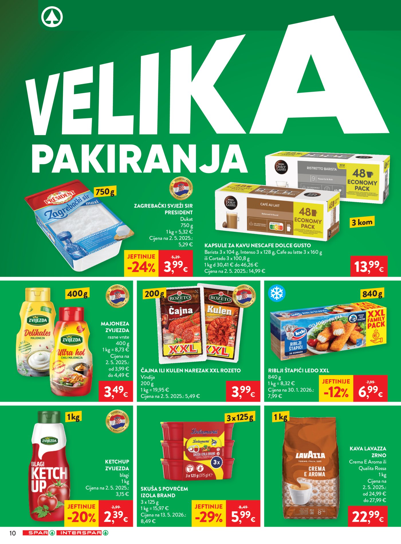 SPAR INTERSPAR katalog Akcija 08.07. - 14.07.2026.