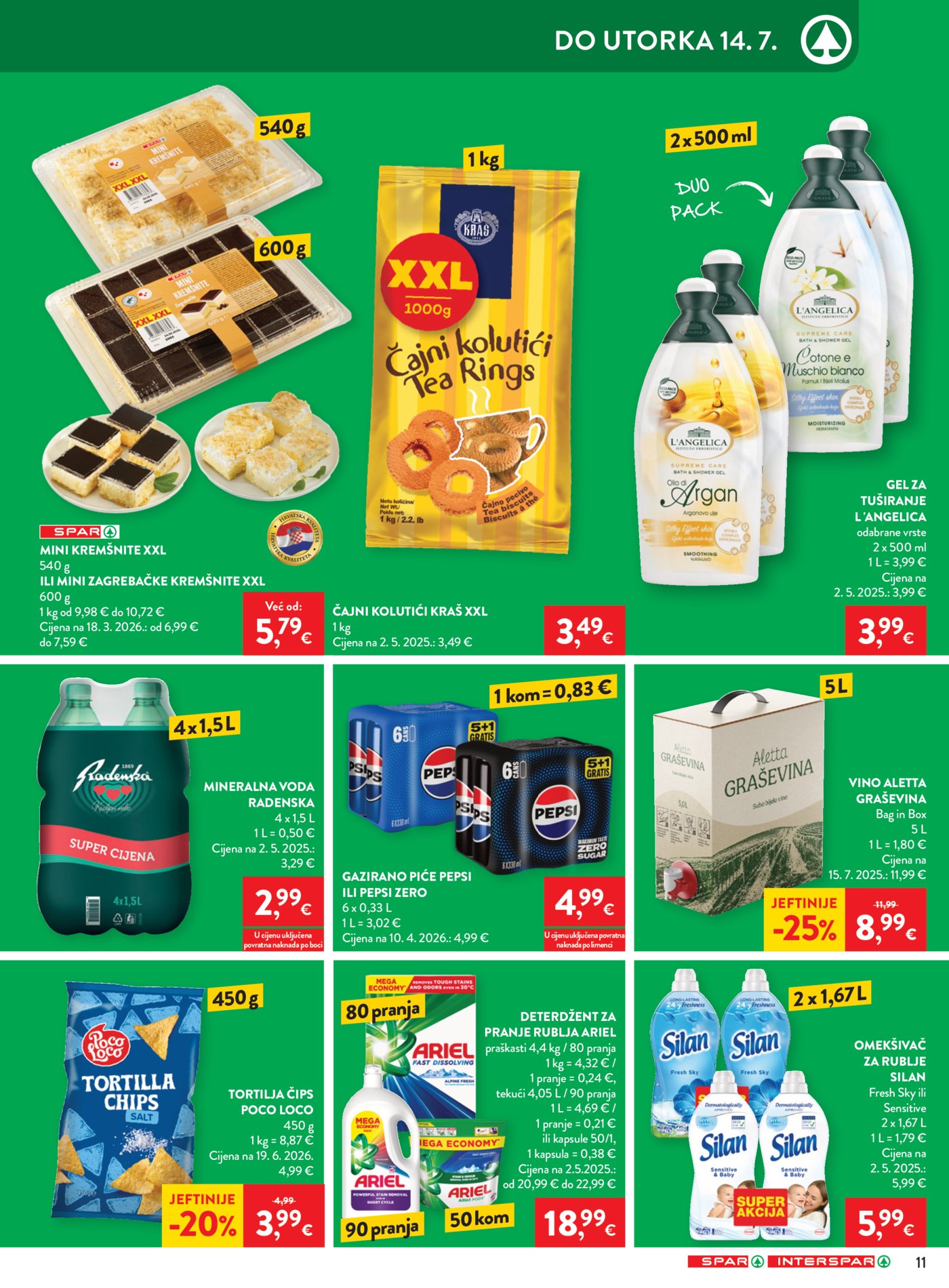 SPAR INTERSPAR katalog Akcija 08.07. - 14.07.2026.