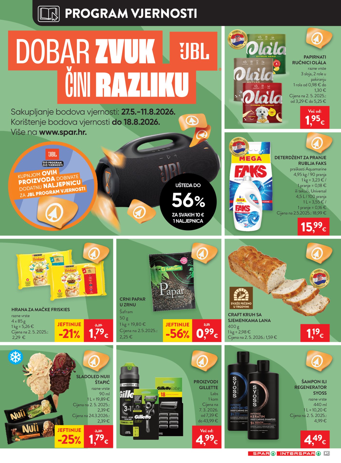 SPAR INTERSPAR katalog Akcija 08.07. - 14.07.2026.