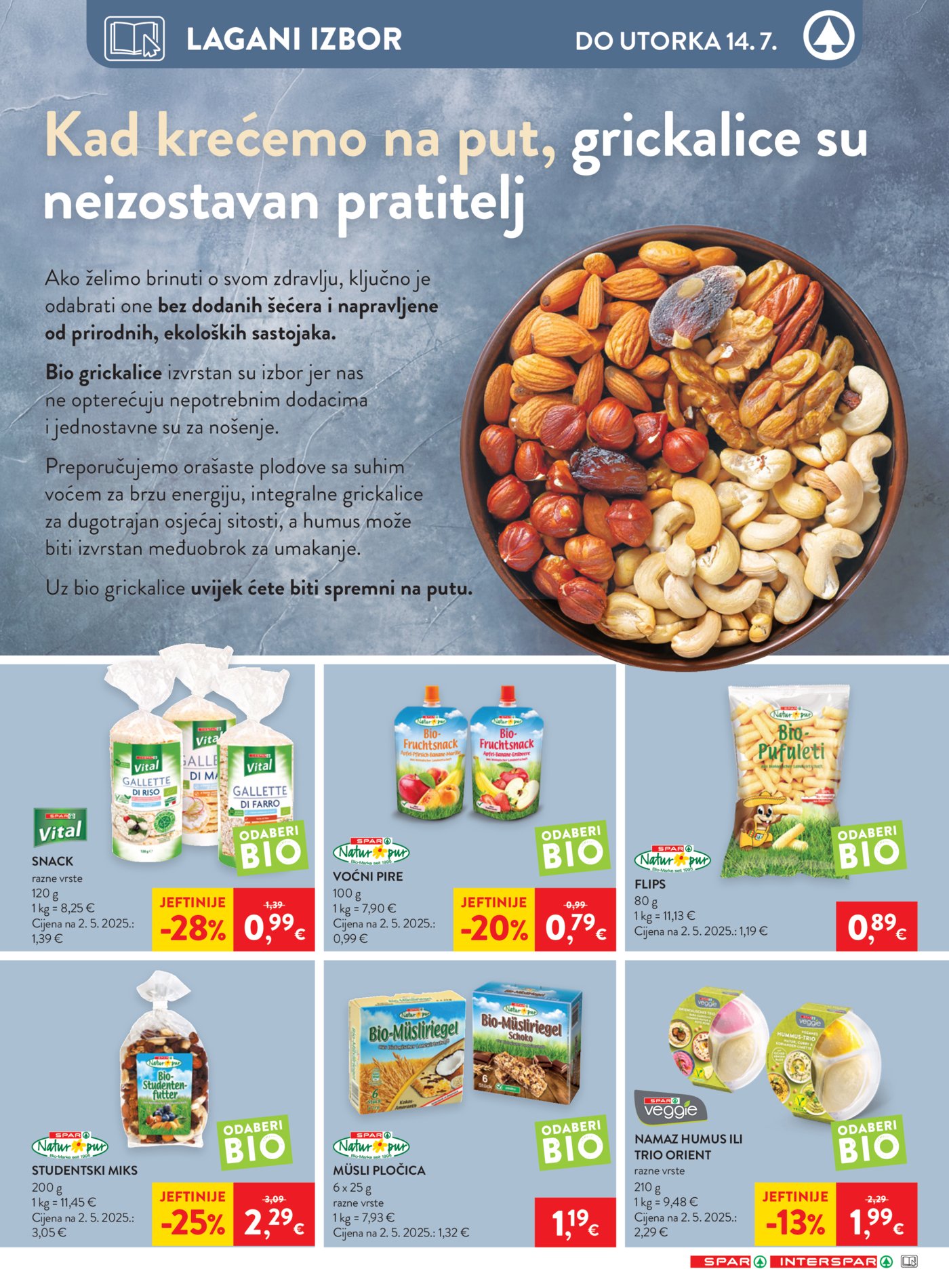 SPAR INTERSPAR katalog Akcija 08.07. - 14.07.2026.