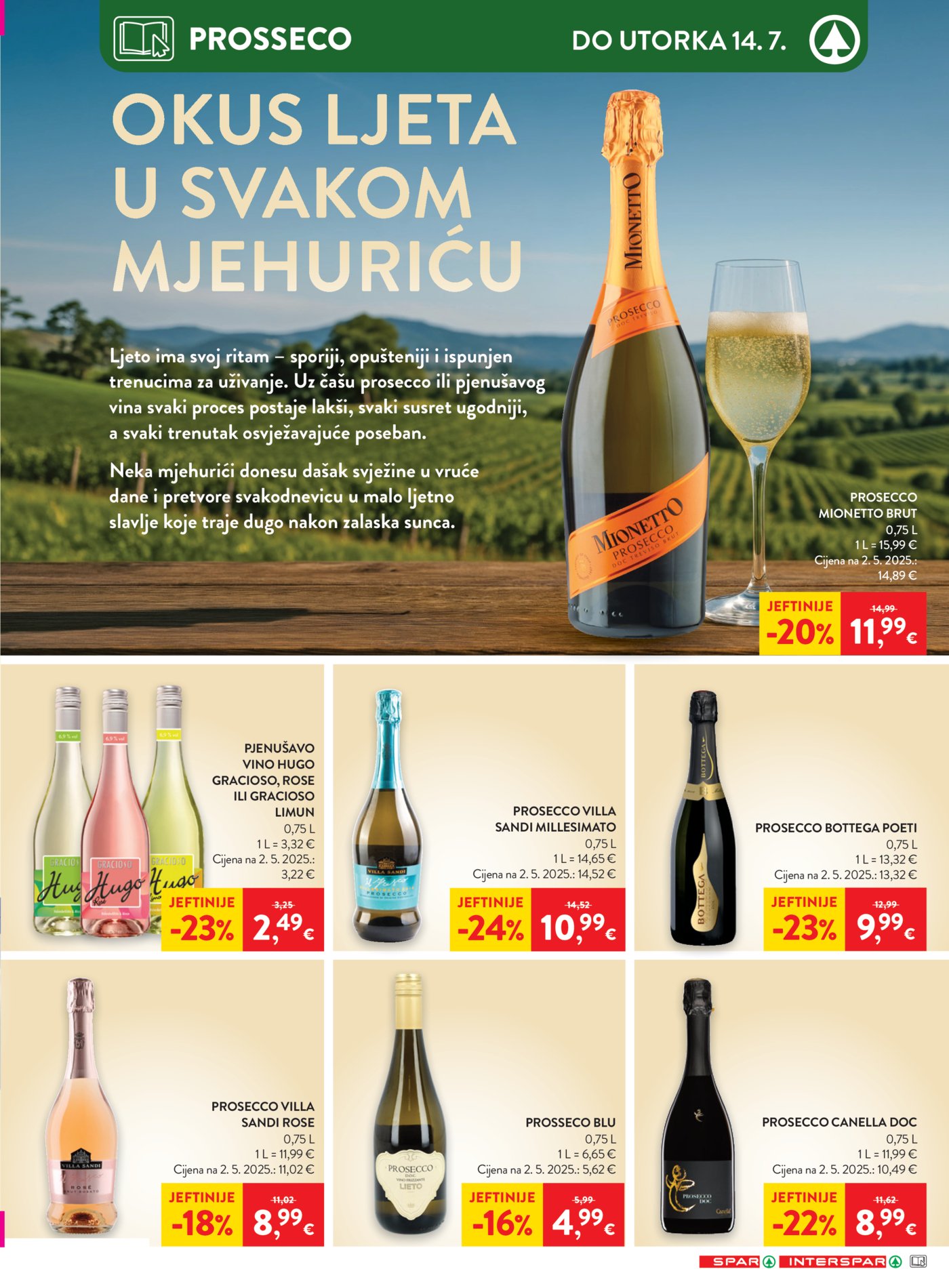 SPAR INTERSPAR katalog Akcija 08.07. - 14.07.2026.