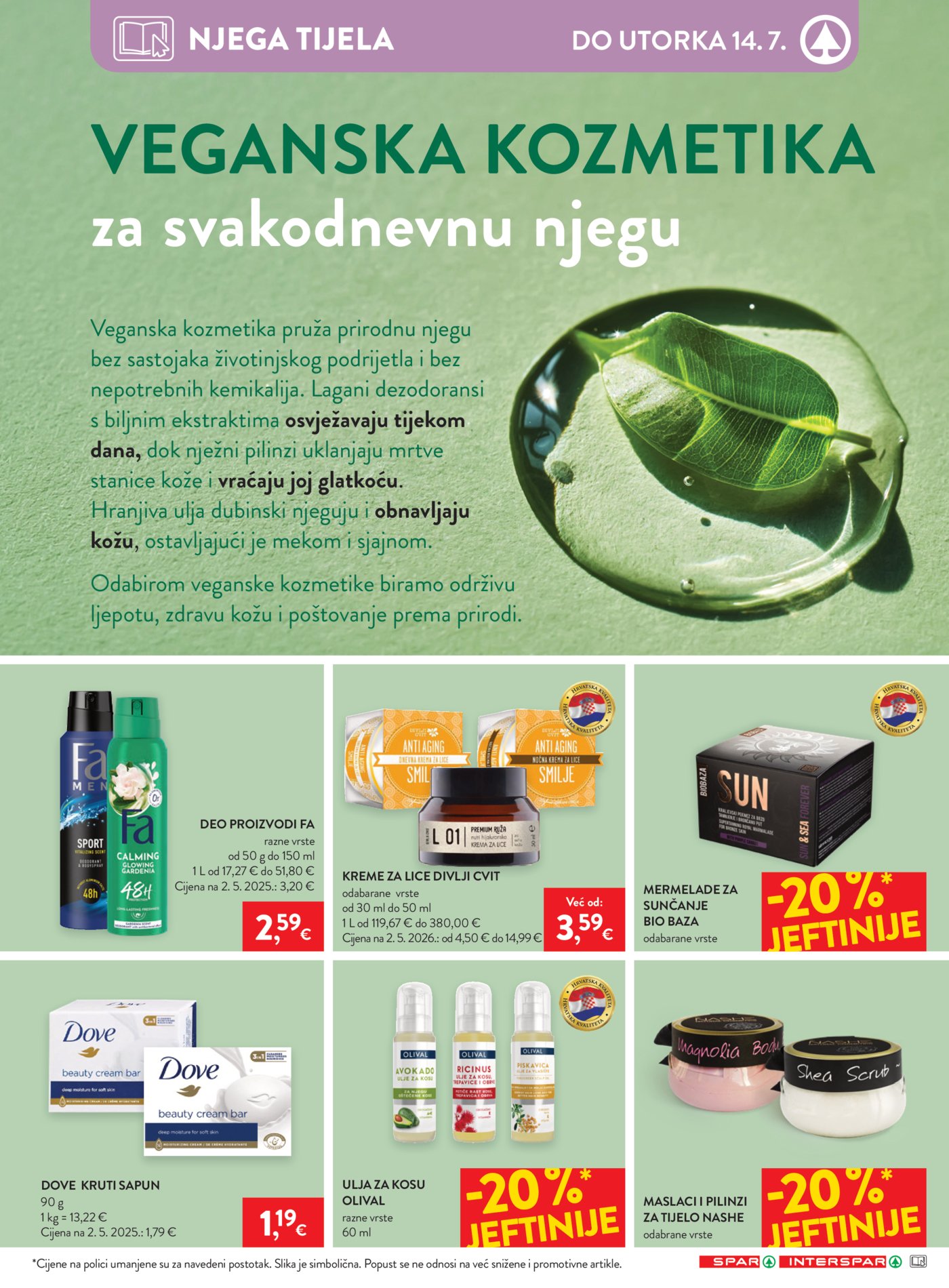 SPAR INTERSPAR katalog Akcija 08.07. - 14.07.2026.