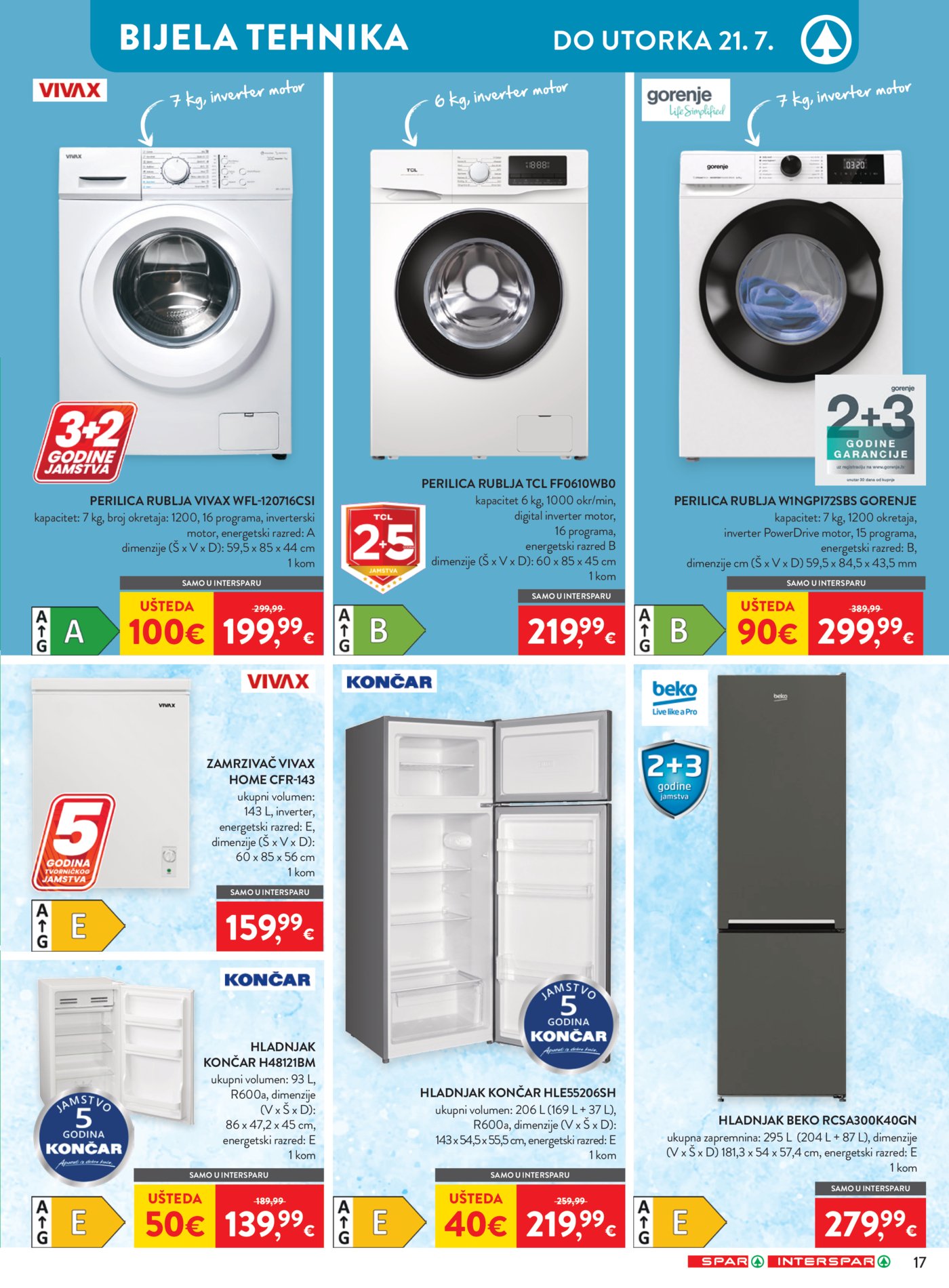 SPAR INTERSPAR katalog Akcija 08.07. - 14.07.2026.