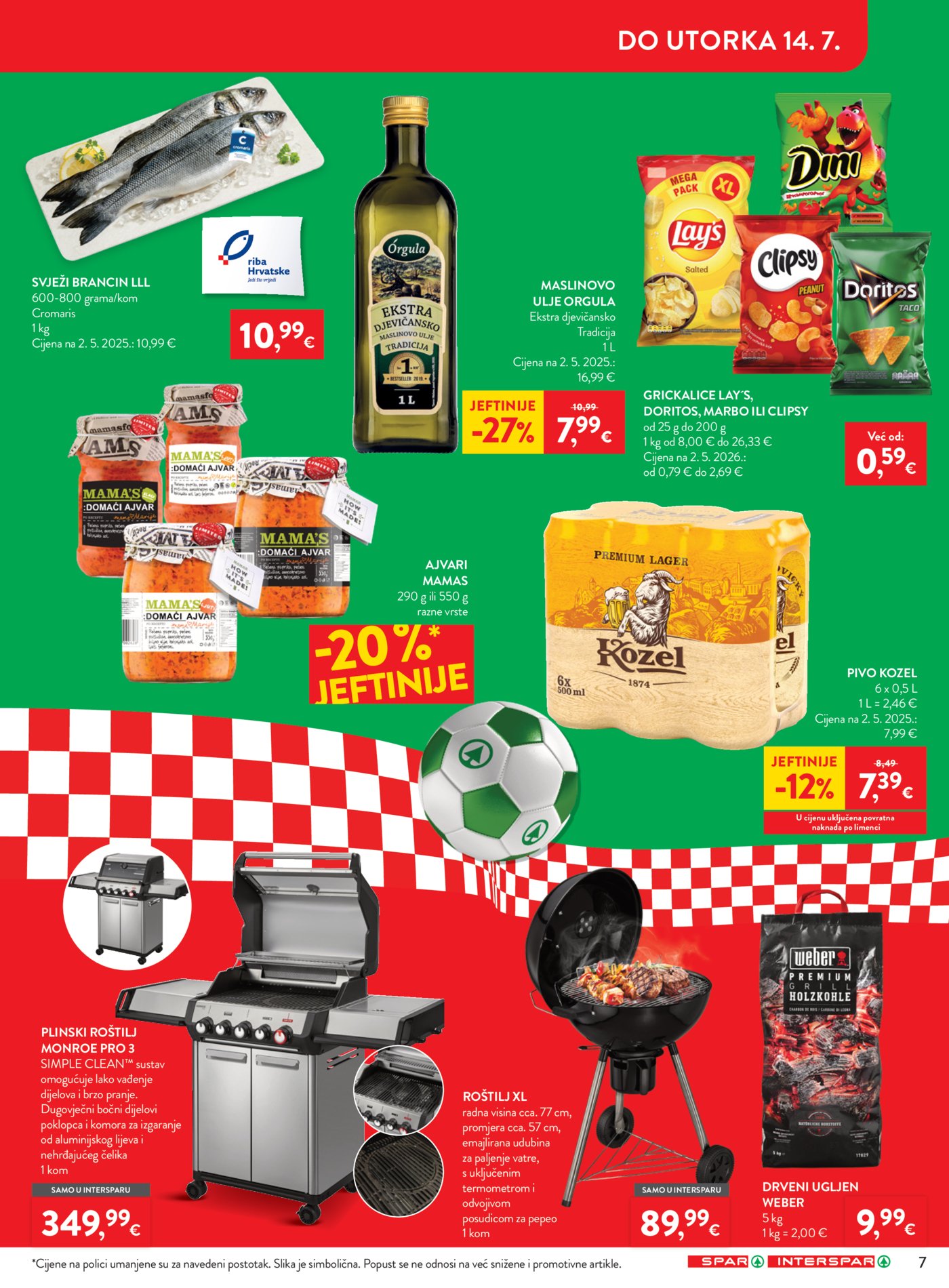 SPAR INTERSPAR katalog Akcija 08.07. - 14.07.2026.