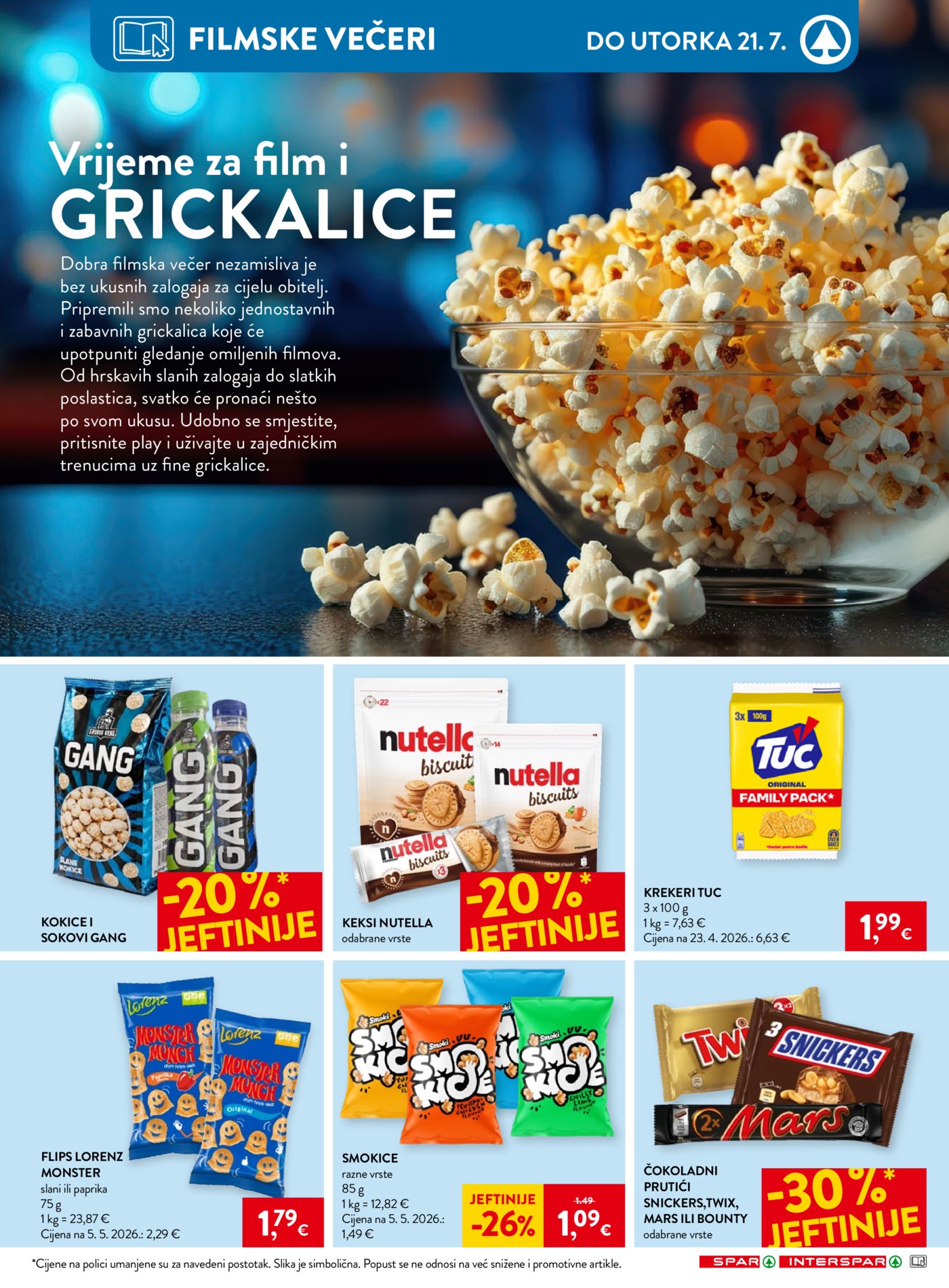 Spar Interspar katalog Akcija 15.07. - 21.07.2026.