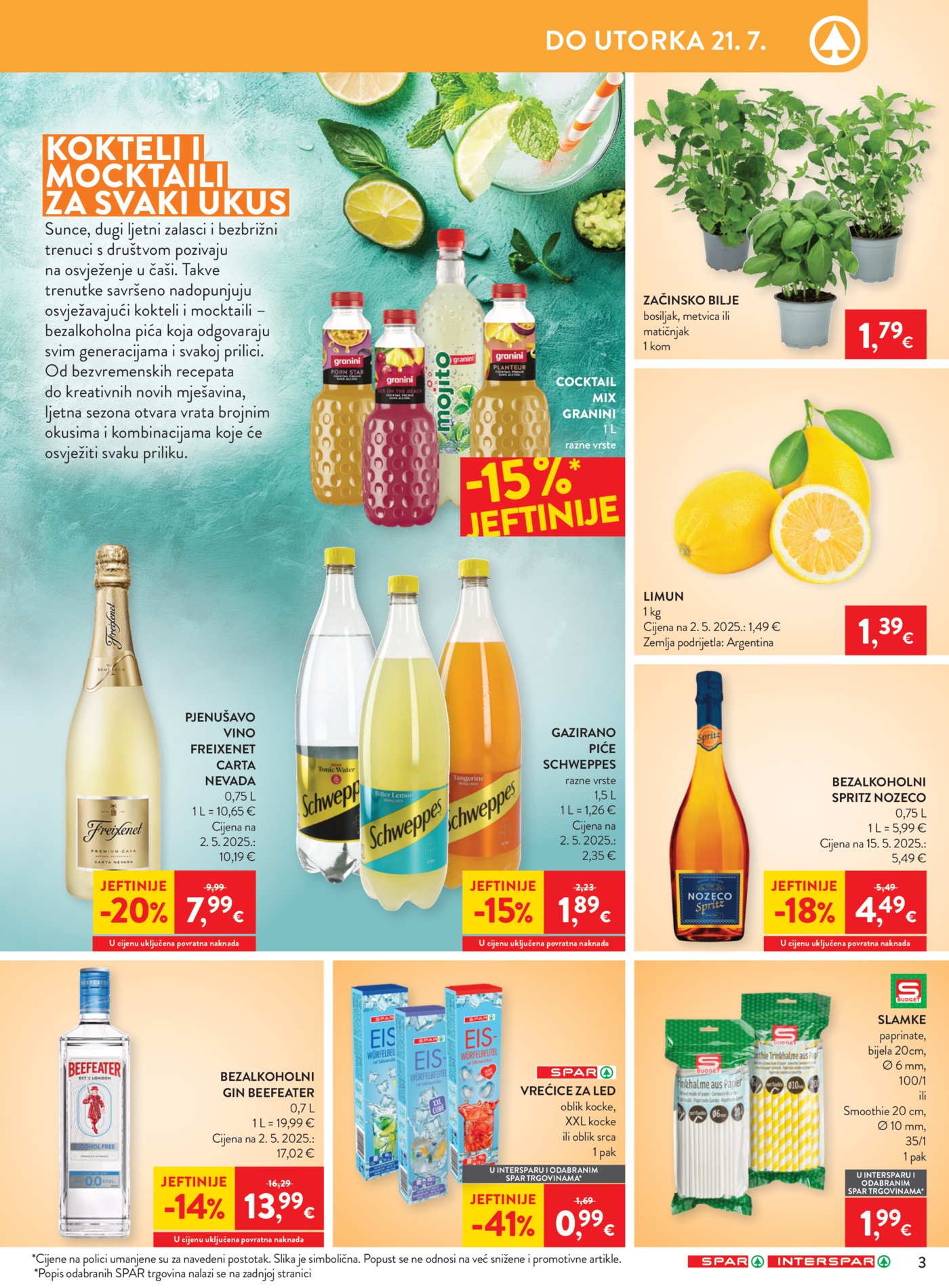 Spar Interspar katalog Akcija 15.07. - 21.07.2026.