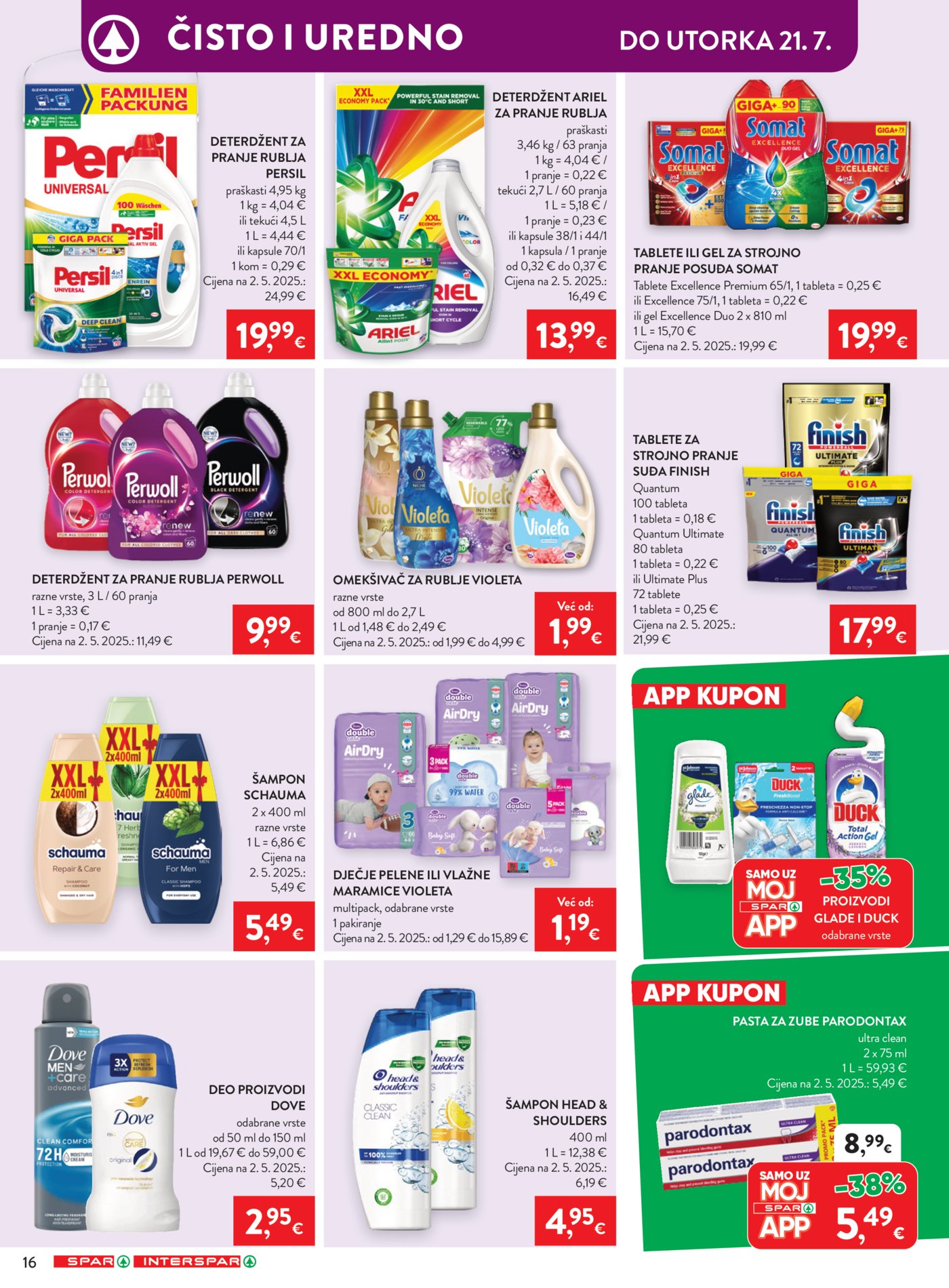 Spar Interspar katalog Akcija 15.07. - 21.07.2026.