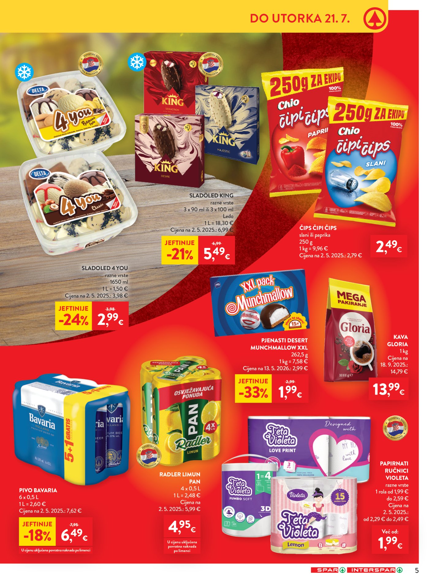 Spar Interspar katalog Akcija 15.07. - 21.07.2026.