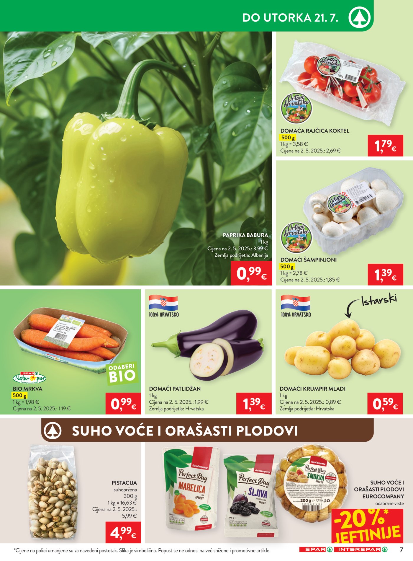 Spar Interspar katalog Akcija 15.07. - 21.07.2026.