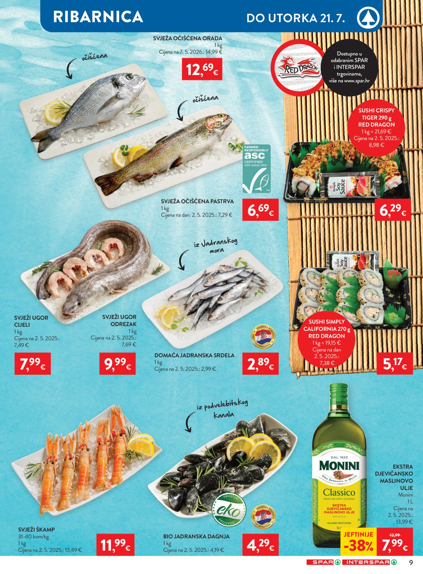 Spar Interspar katalog Akcija 15.07. - 21.07.2026.