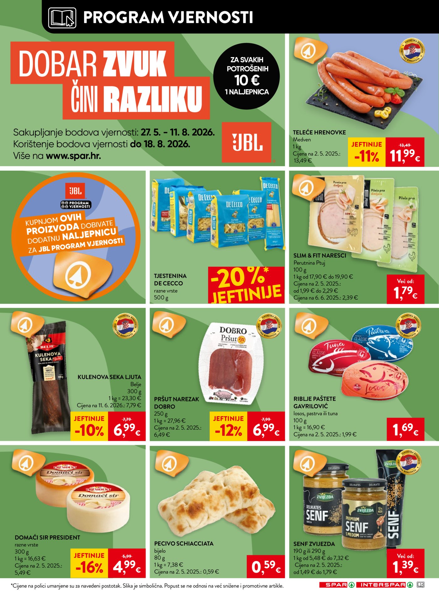 Spar Interspar katalog Akcija 15.07. - 21.07.2026.
