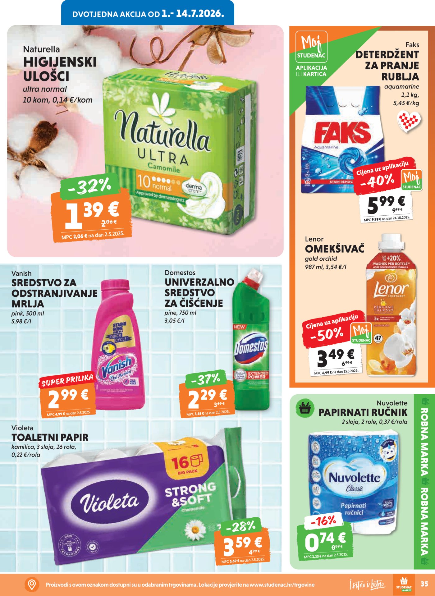 Studenac katalog Akcija 01.07. - 14.07.2026.