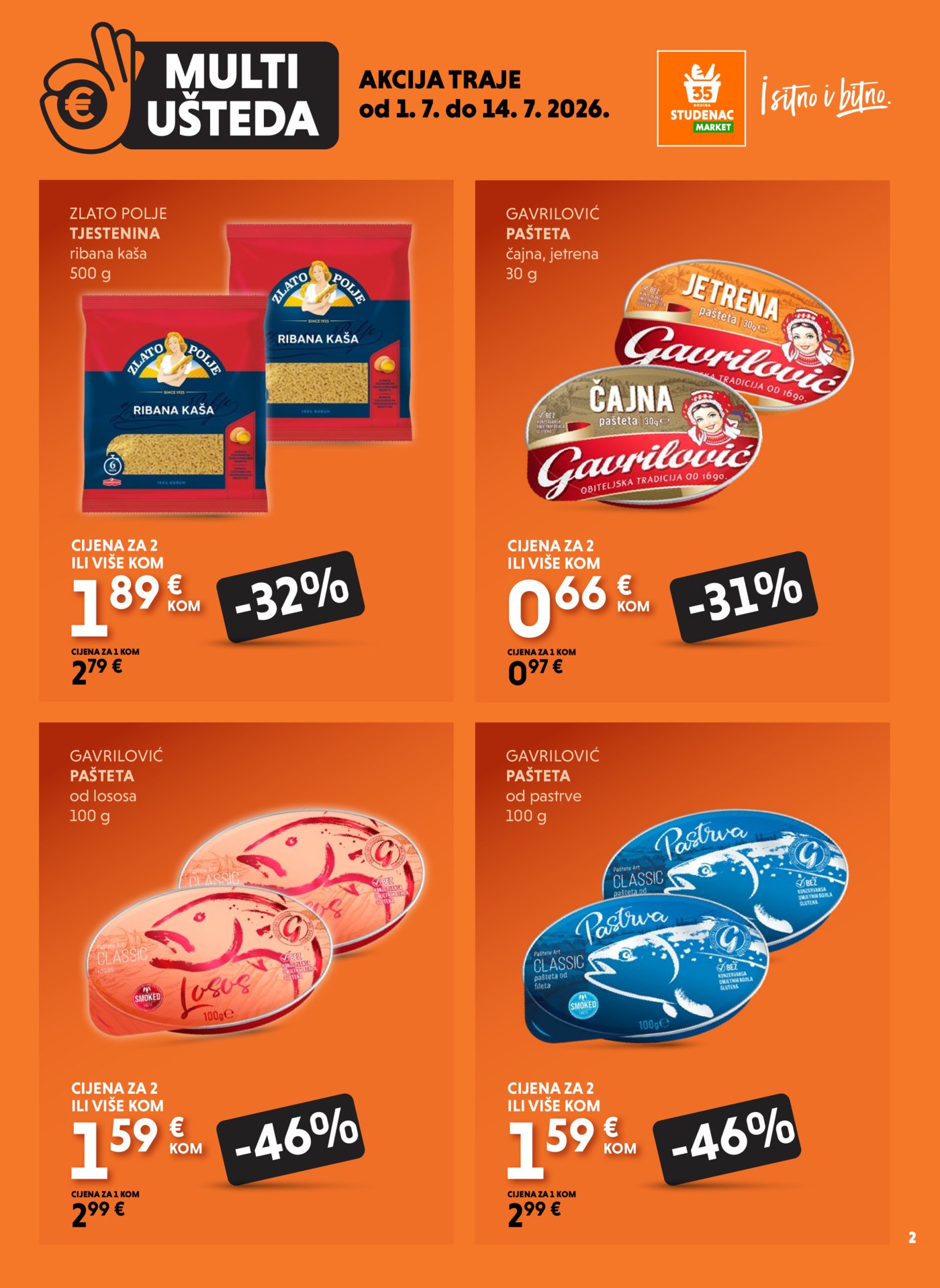 Studenac katalog Multiušteda 01.07. - 14.07.2026.