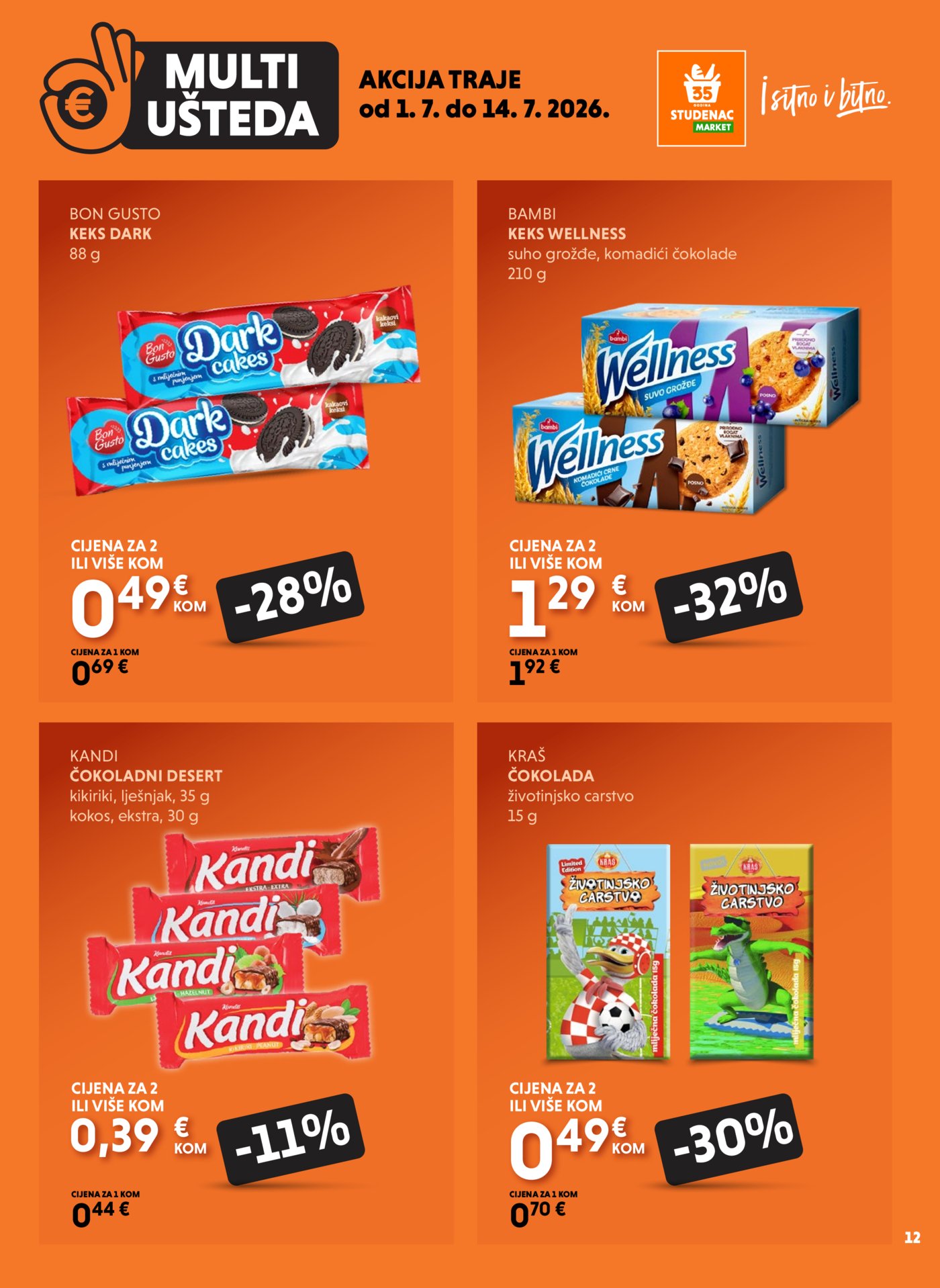 Studenac katalog Multiušteda 01.07. - 14.07.2026.