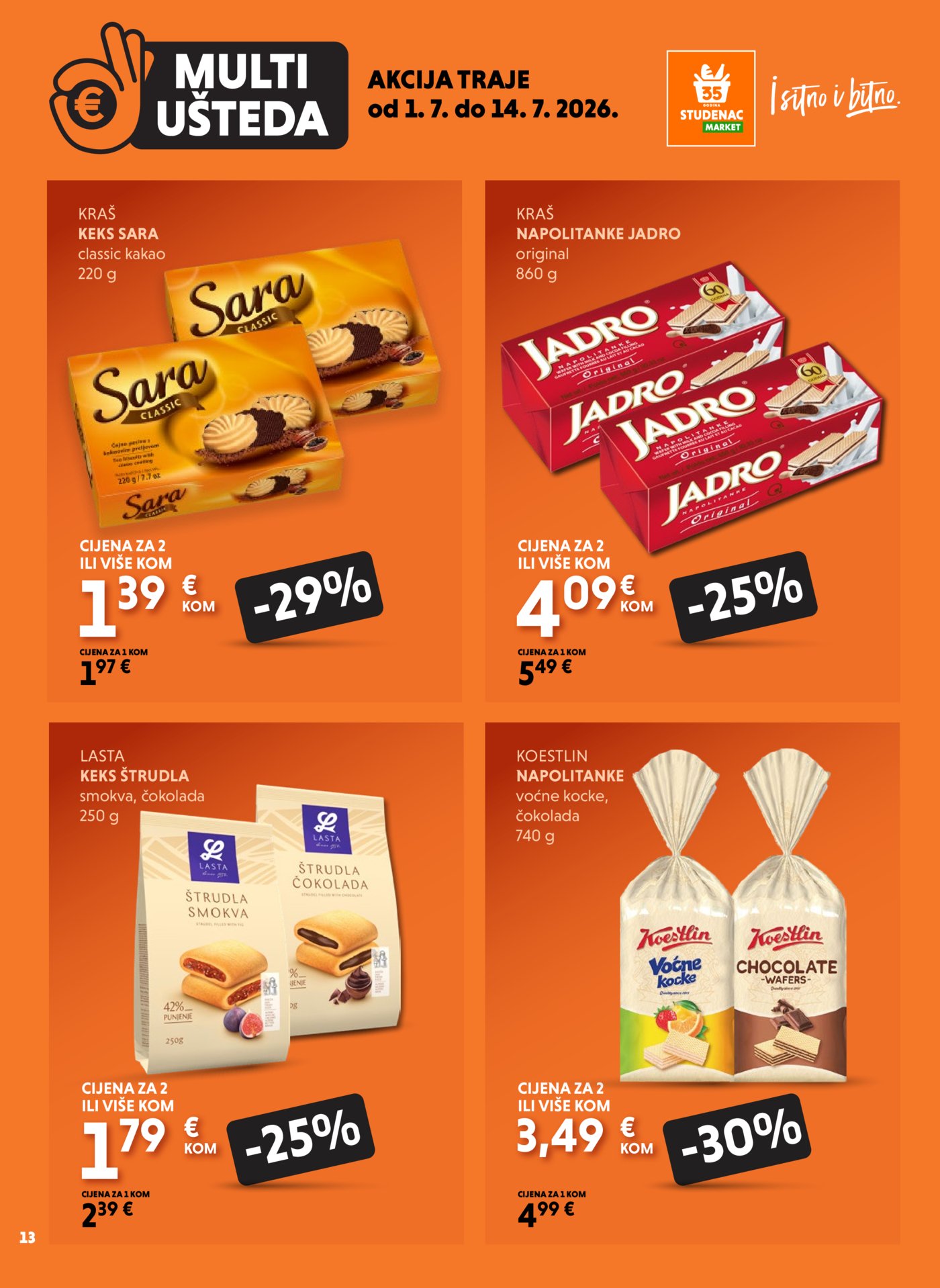 Studenac katalog Multiušteda 01.07. - 14.07.2026.
