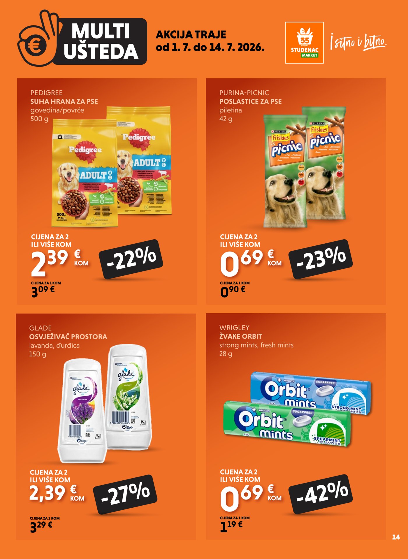 Studenac katalog Multiušteda 01.07. - 14.07.2026.
