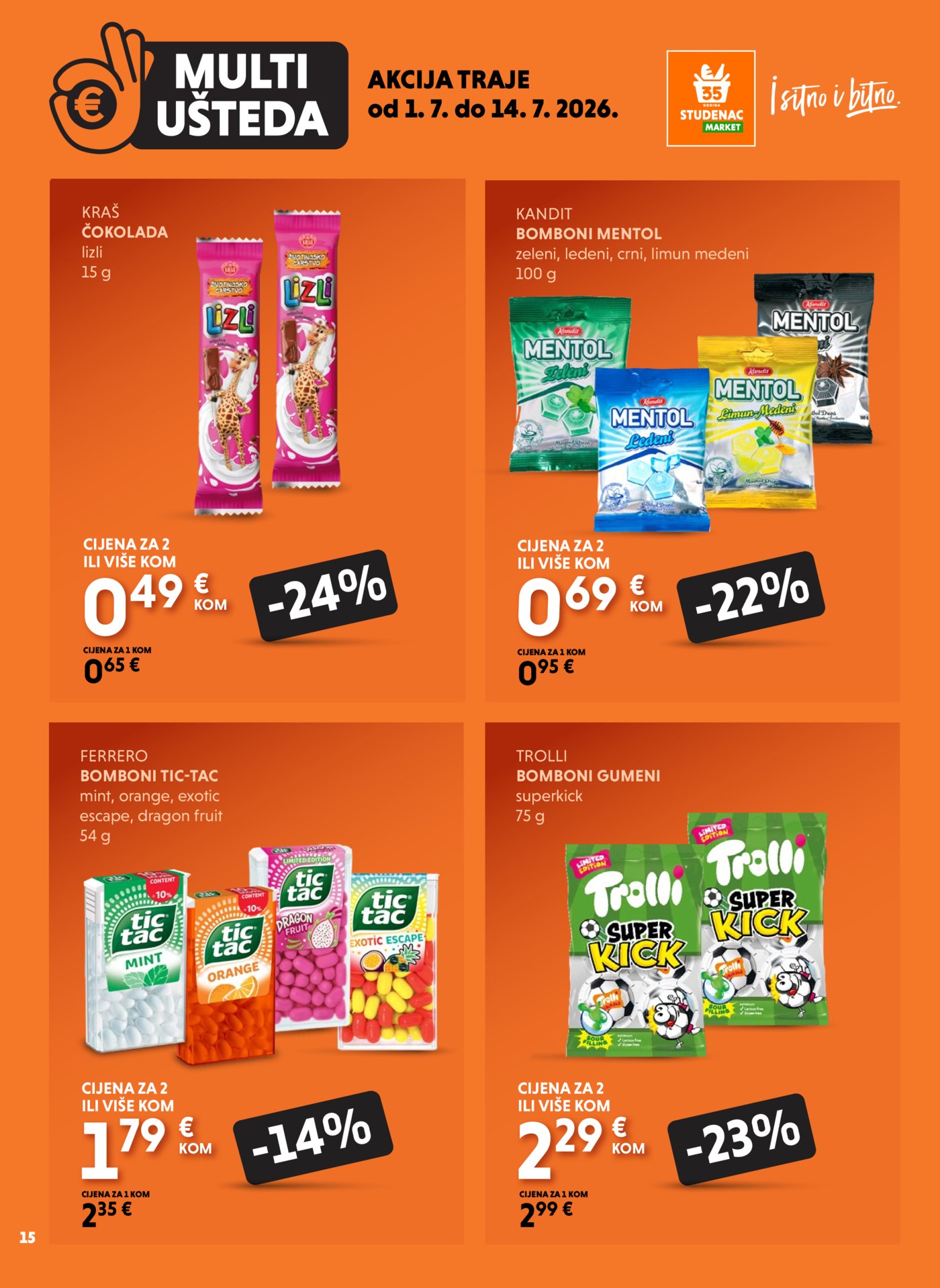 Studenac katalog Multiušteda 01.07. - 14.07.2026.