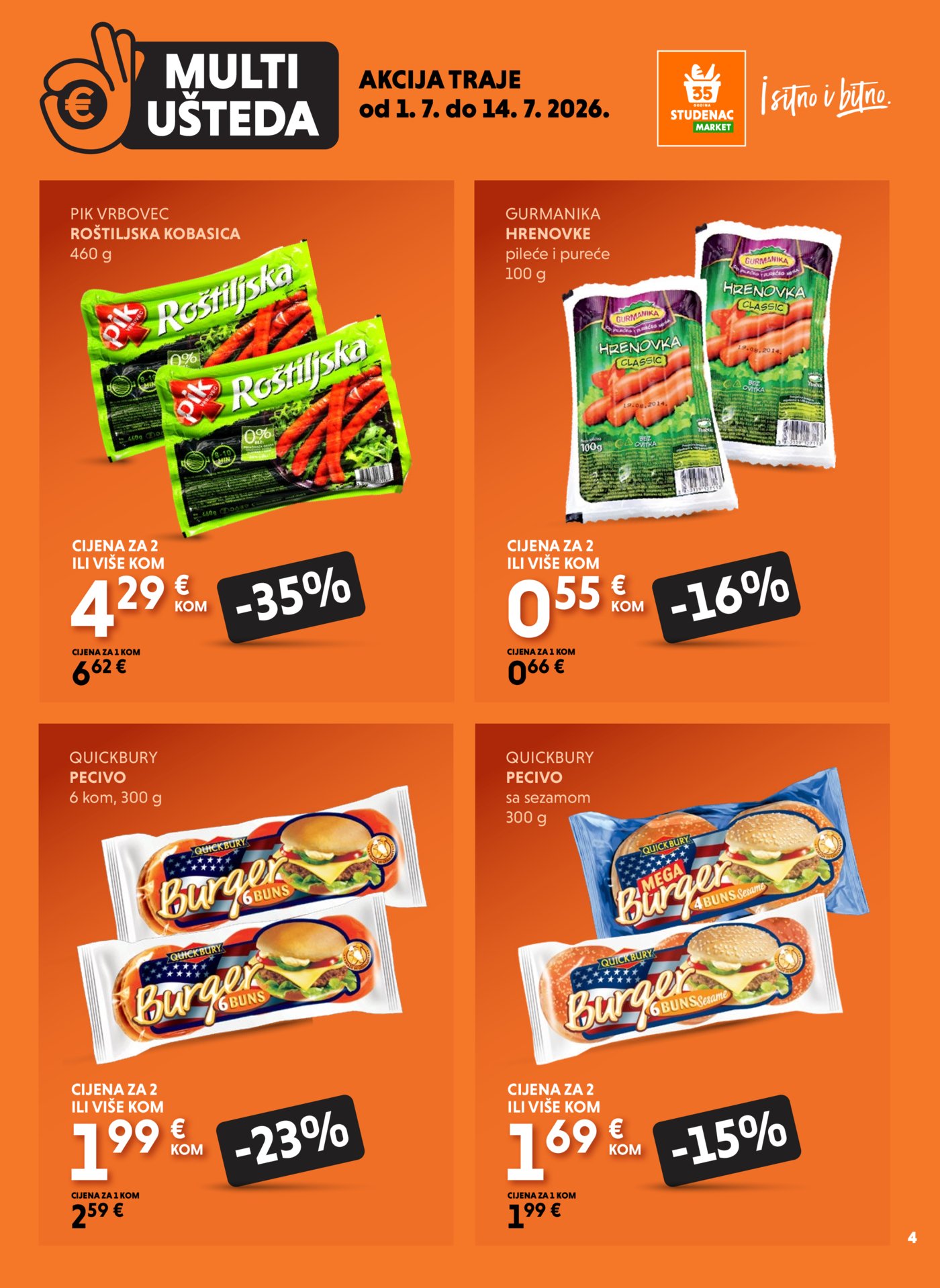 Studenac katalog Multiušteda 01.07. - 14.07.2026.