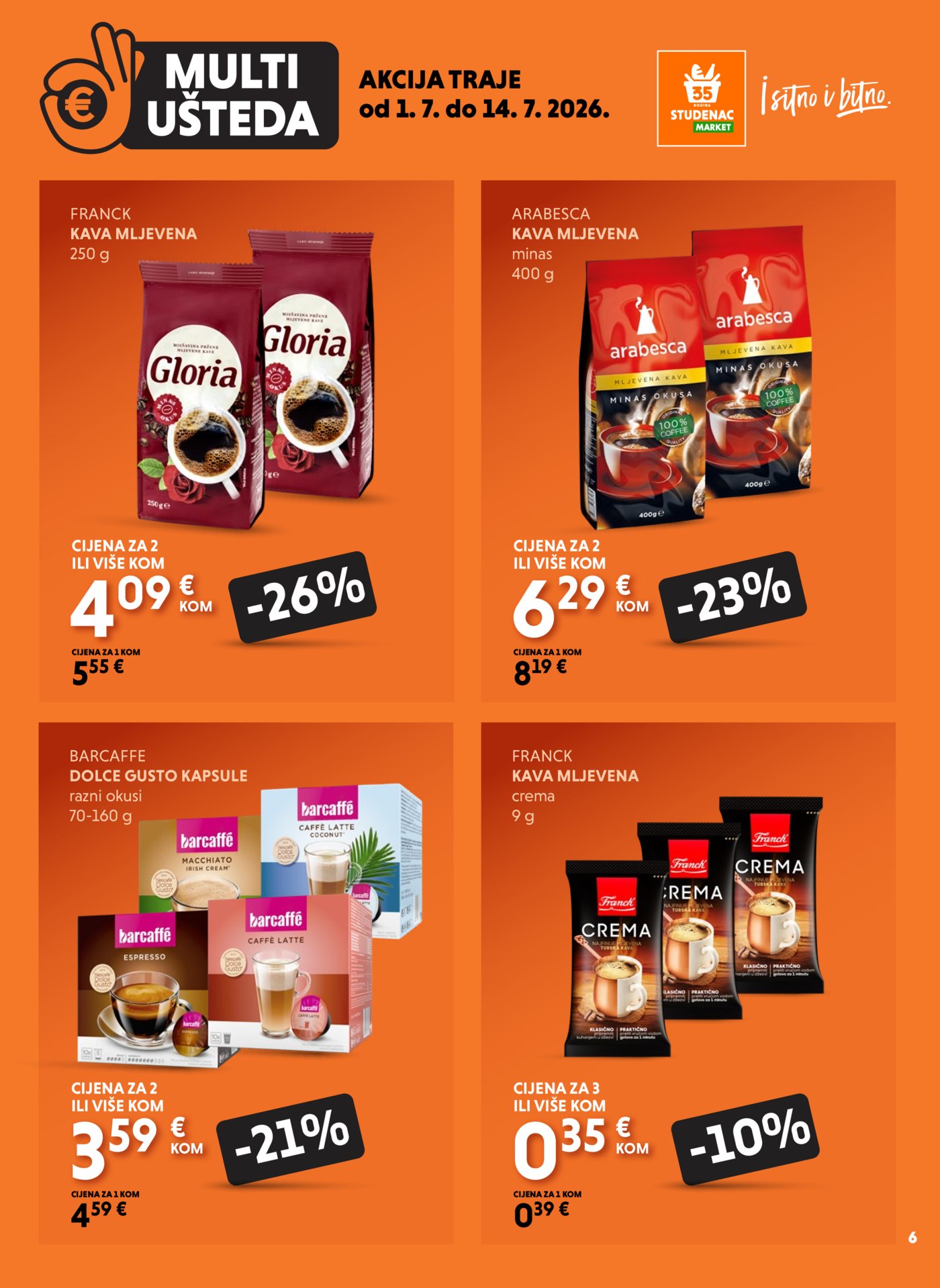 Studenac katalog Multiušteda 01.07. - 14.07.2026.