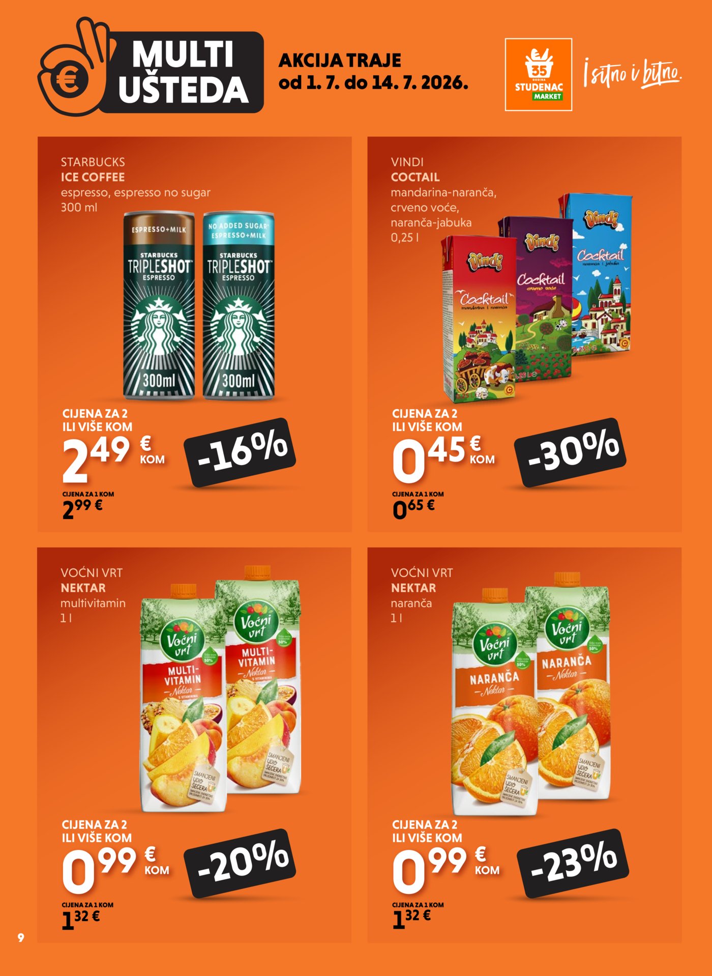 Studenac katalog Multiušteda 01.07. - 14.07.2026.