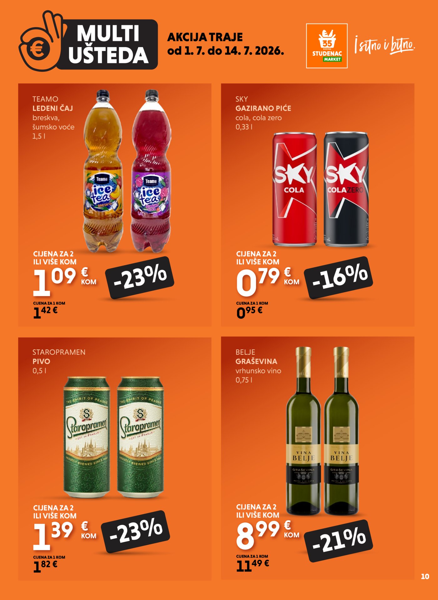 Studenac katalog Multiušteda 01.07. - 14.07.2026.