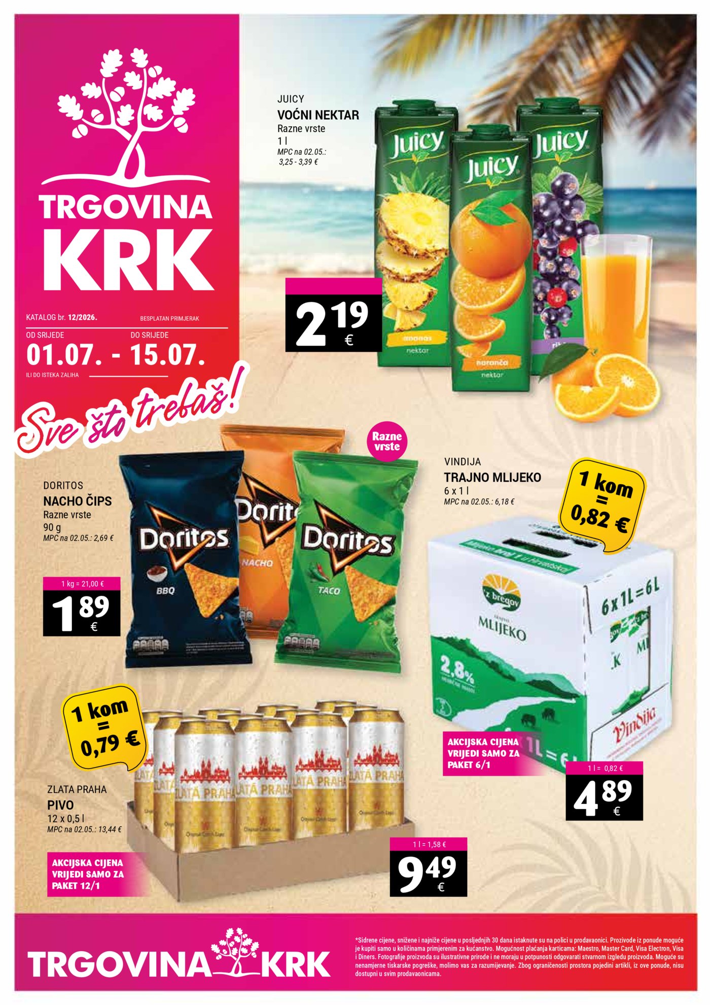 Trgovina Krk katalog Akcija 01.07. - 15.07.2026.