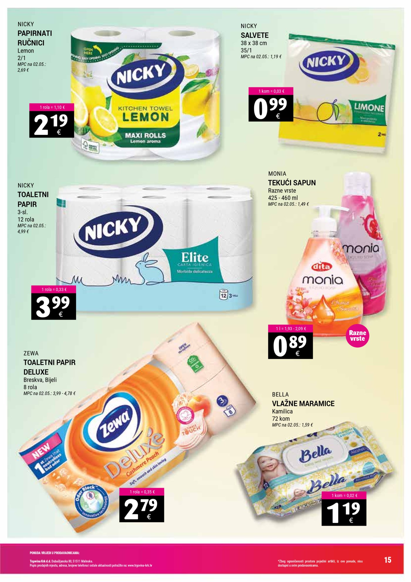 Trgovina Krk katalog Akcija 01.07. - 15.07.2026.