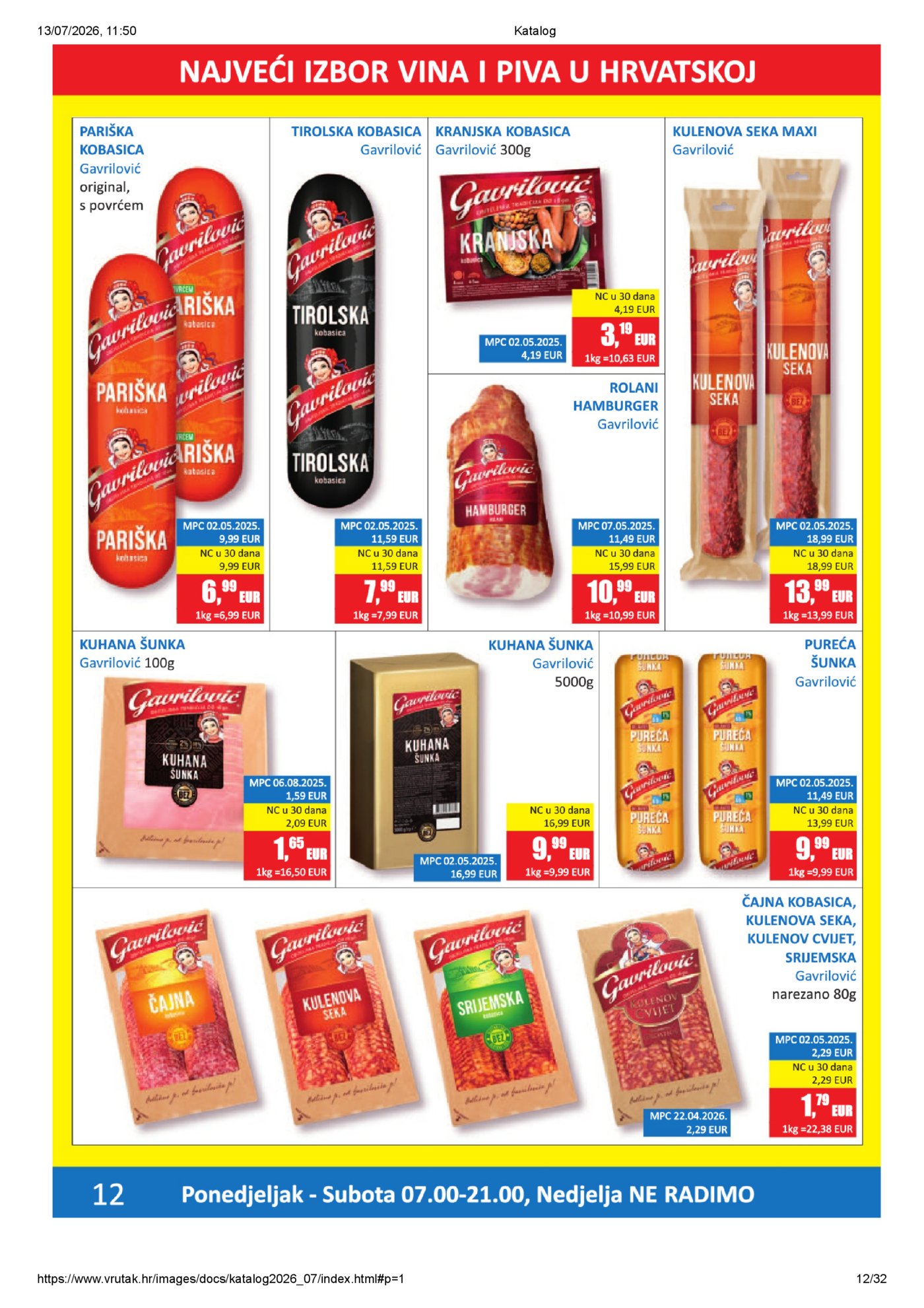Vrutak katalog Akcija 13.07. - 26.07.2026.