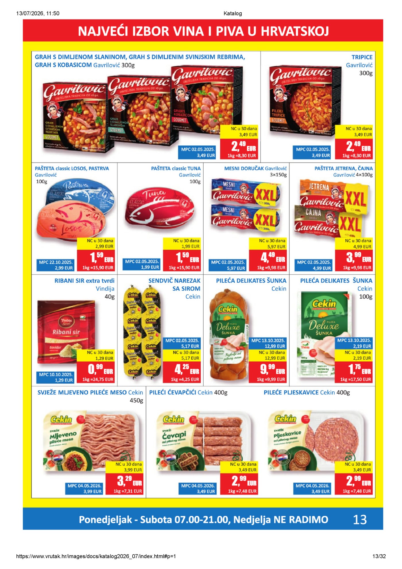 Vrutak katalog Akcija 13.07. - 26.07.2026.