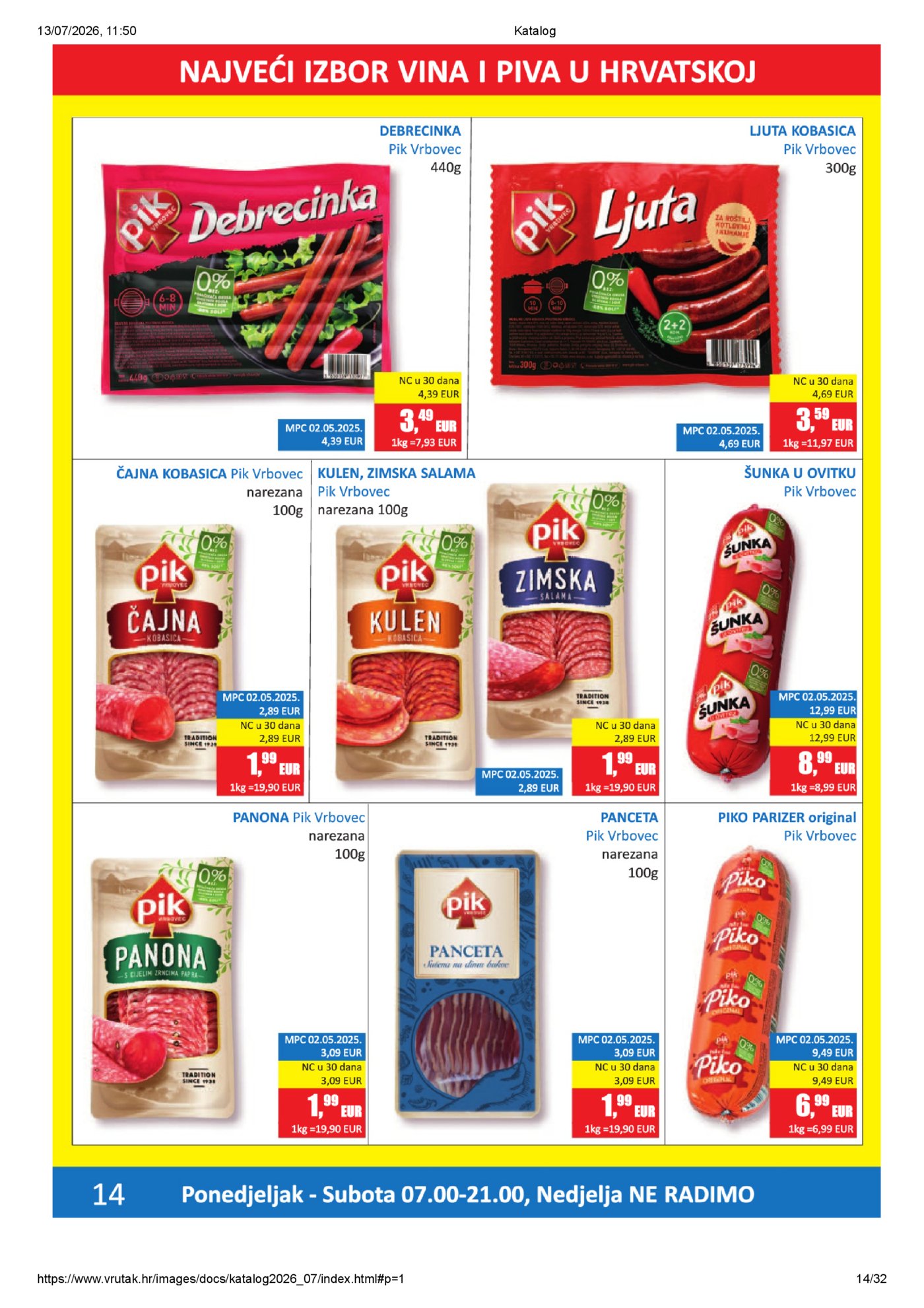 Vrutak katalog Akcija 13.07. - 26.07.2026.