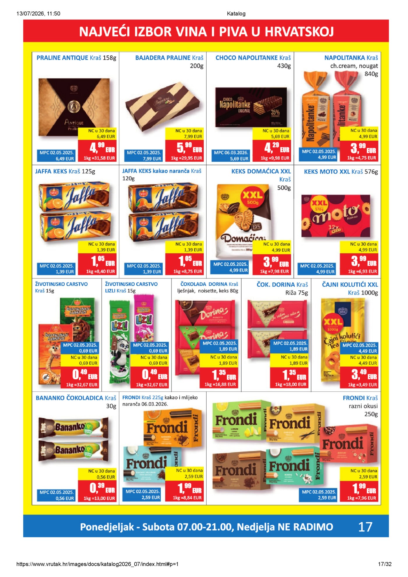 Vrutak katalog Akcija 13.07. - 26.07.2026.