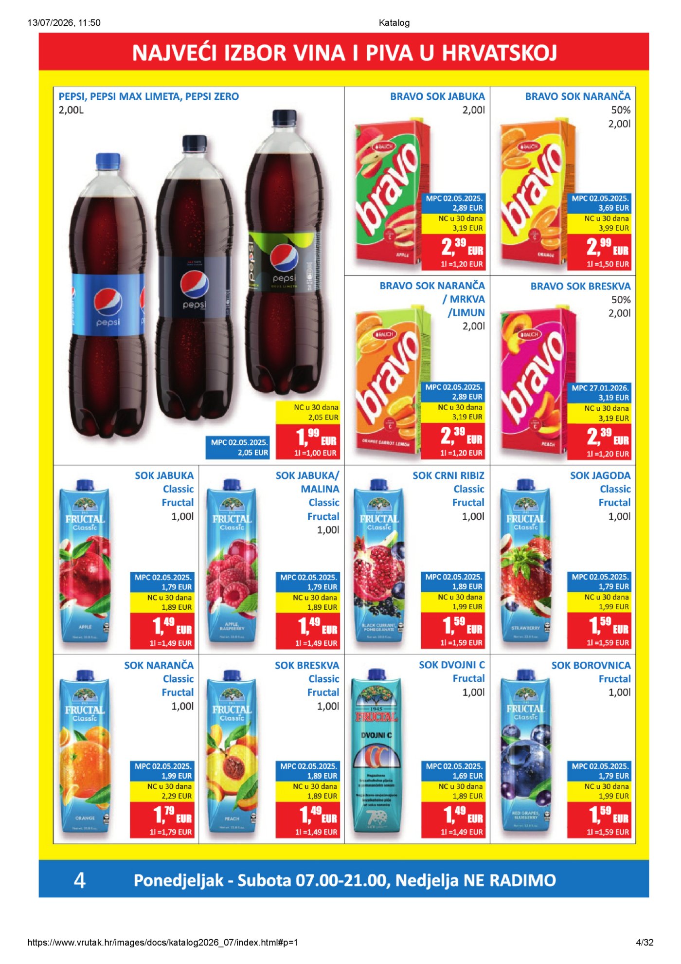 Vrutak katalog Akcija 13.07. - 26.07.2026.