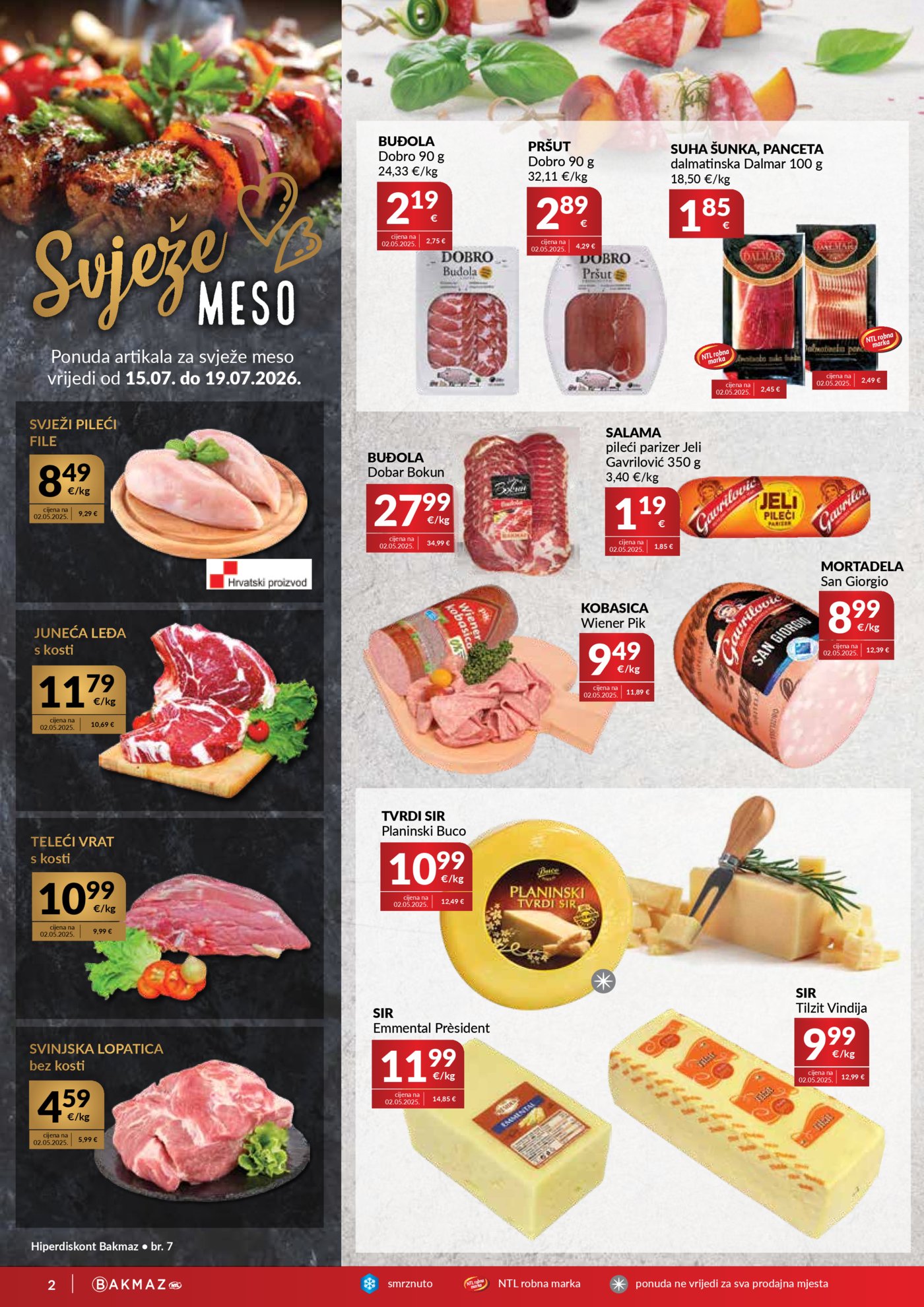 Bakmaz katalog Akcija 15.07.-21.07.2026.