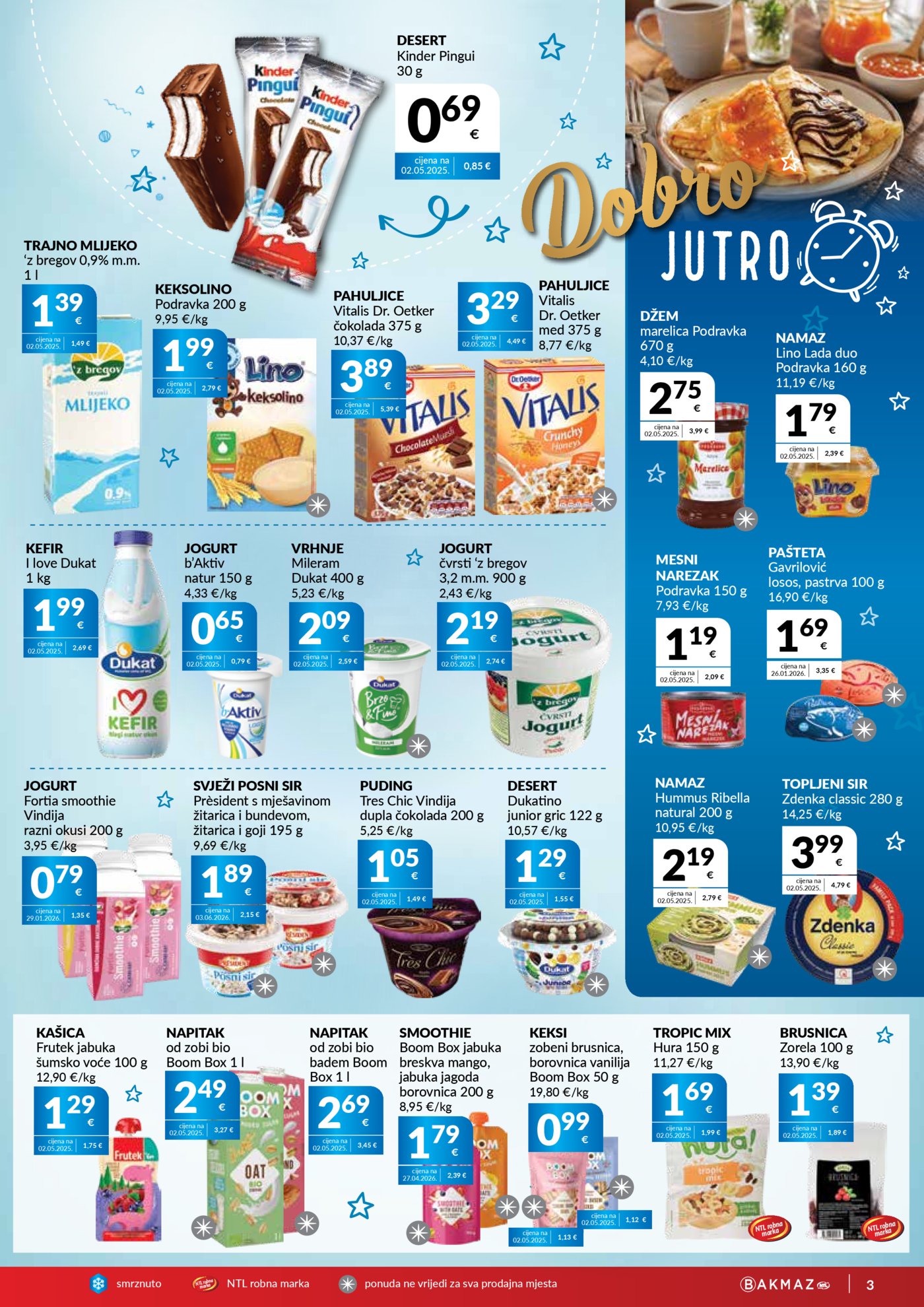 Bakmaz katalog Akcija 15.07.-21.07.2026.