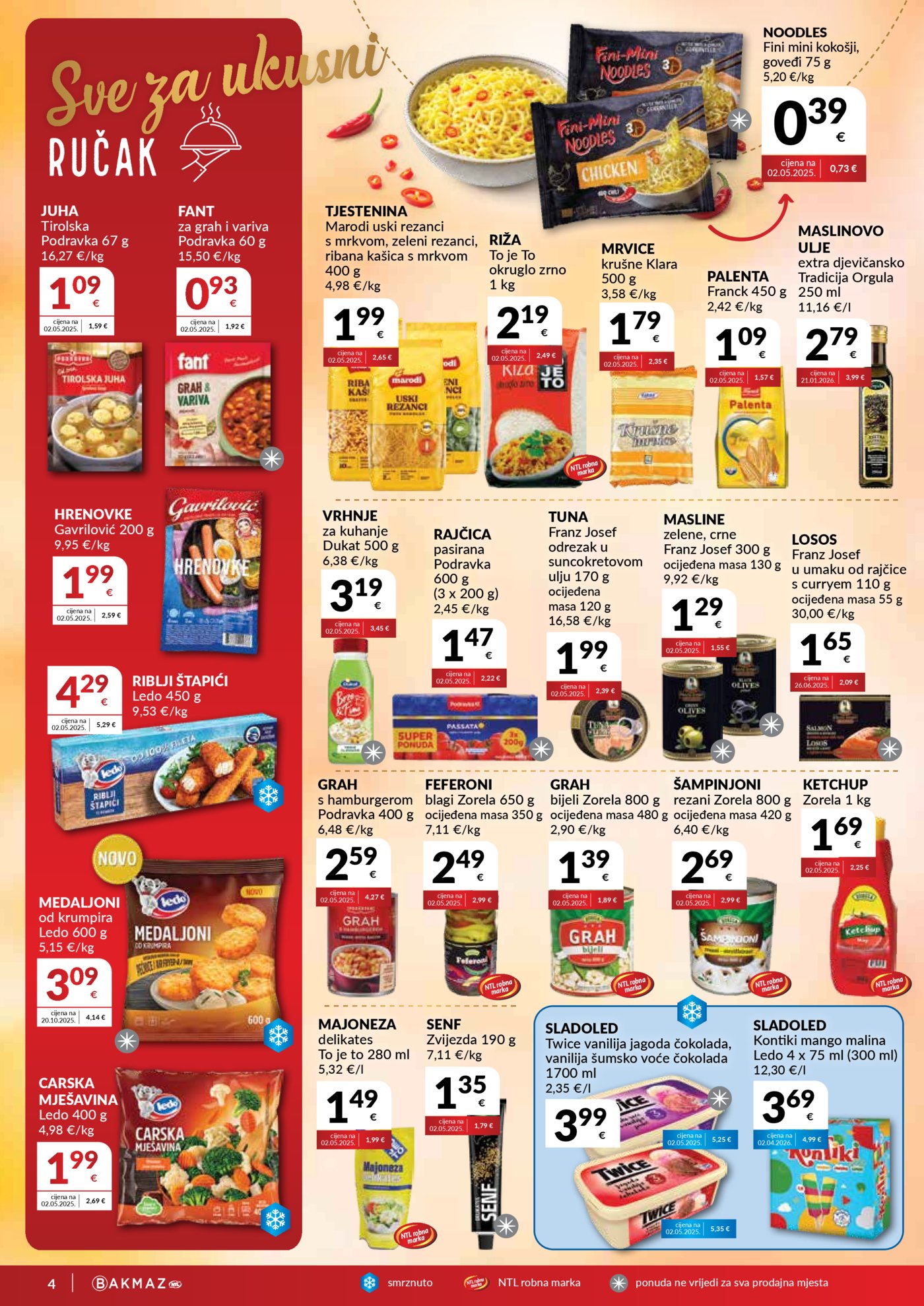Bakmaz katalog Akcija 15.07.-21.07.2026.