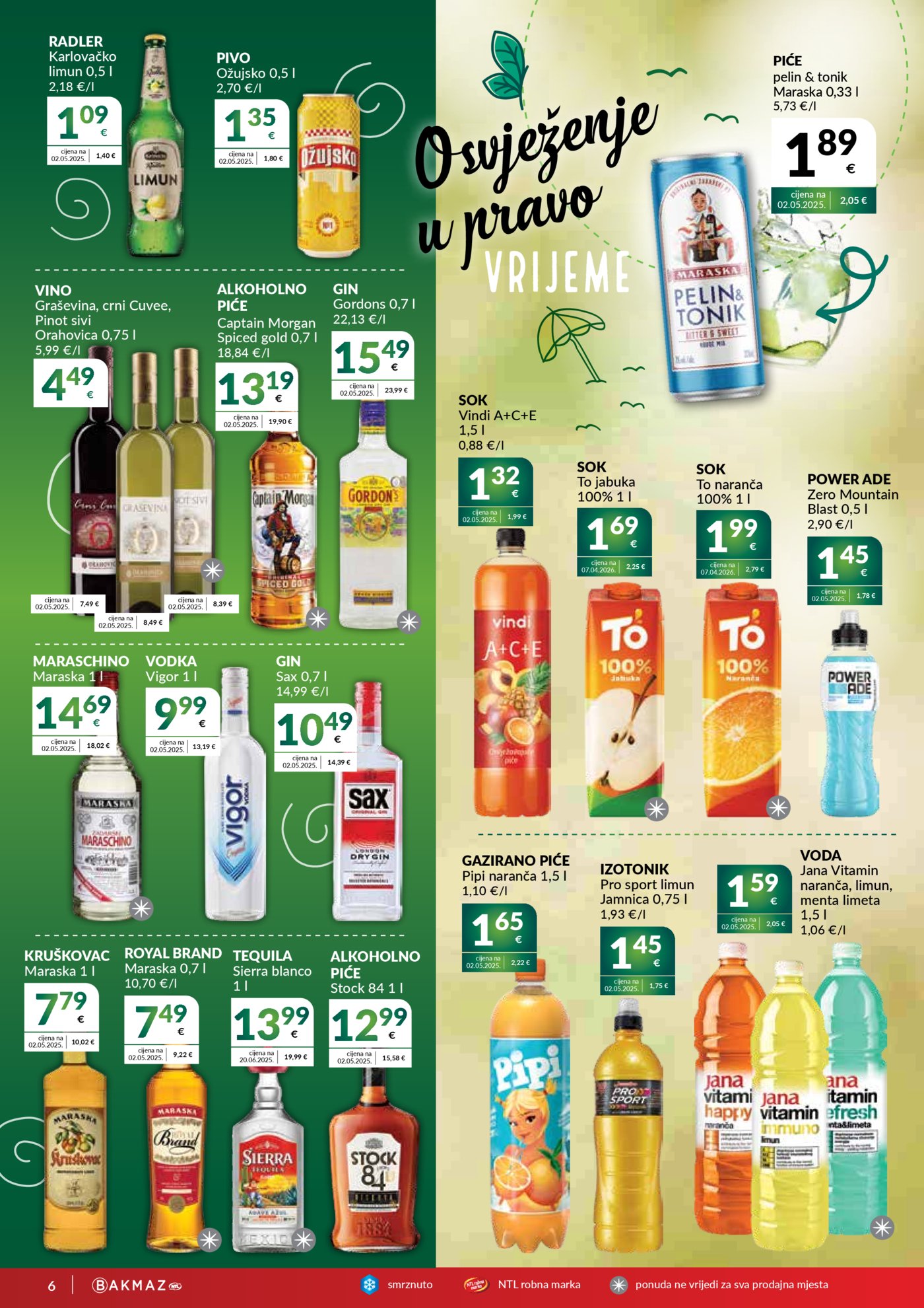 Bakmaz katalog Akcija 15.07.-21.07.2026.