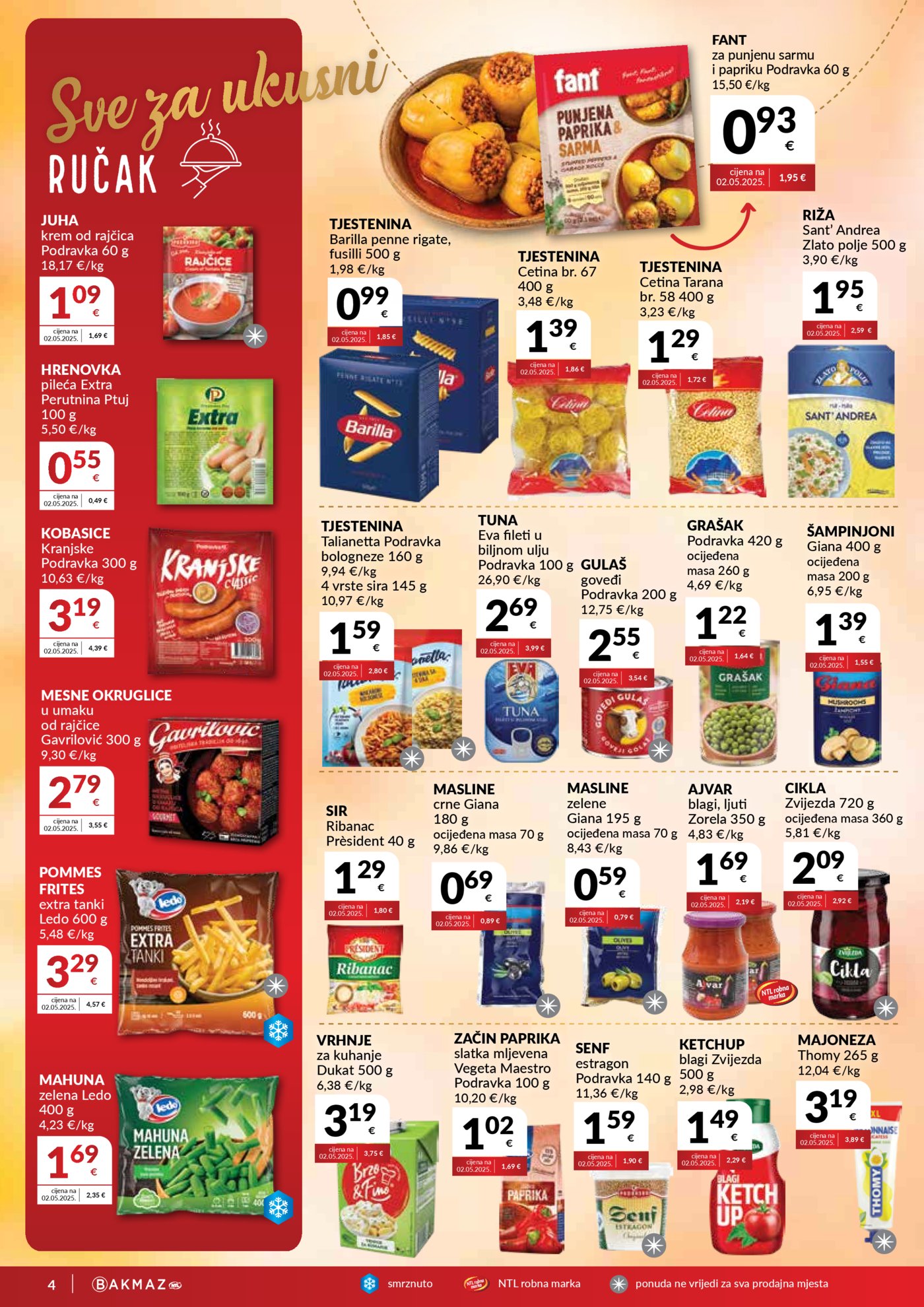Bakmaz katalog Akcija 29.07.-04.08.2026.