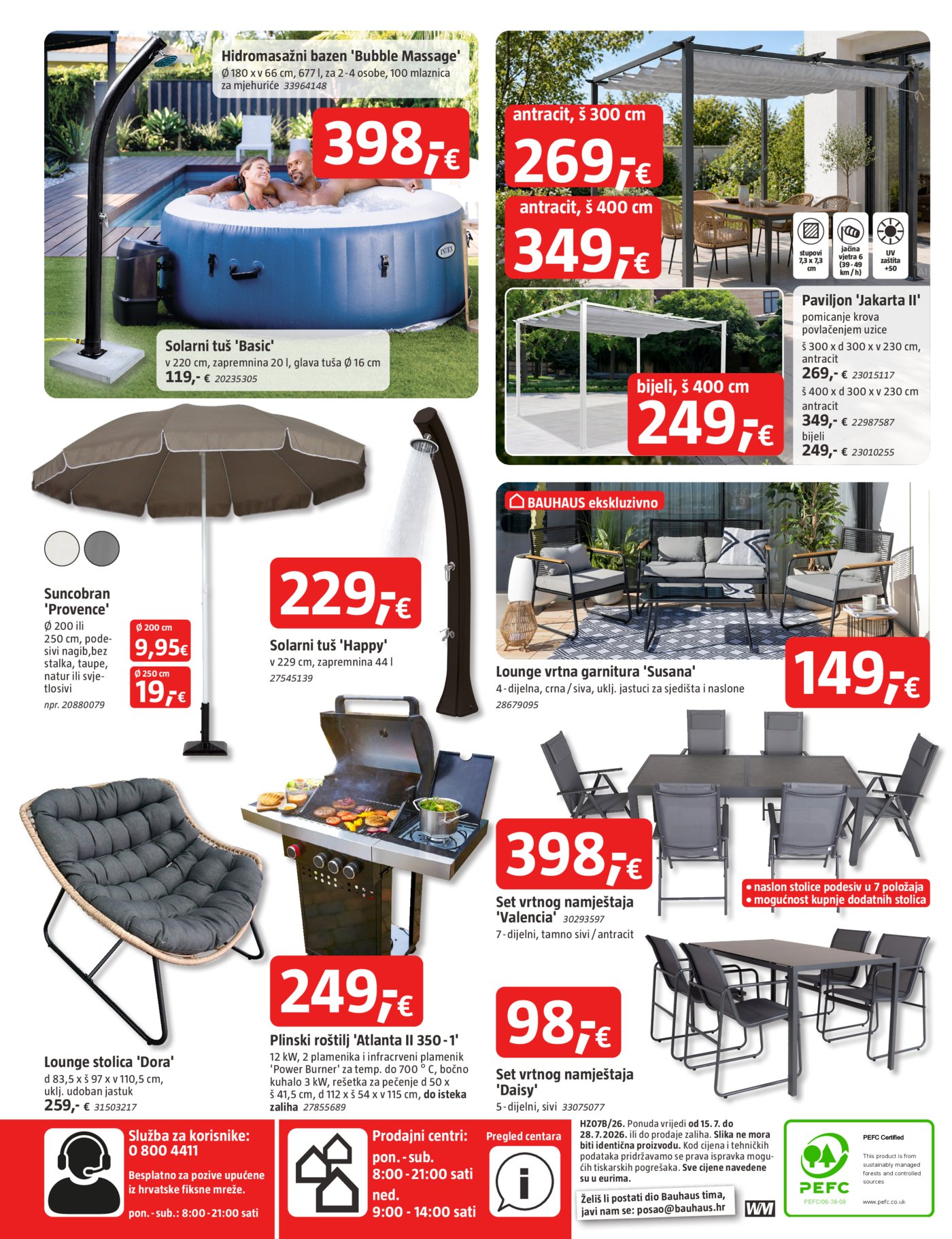Bauhaus katalog Akcija 15.07. - 28.07.2026.