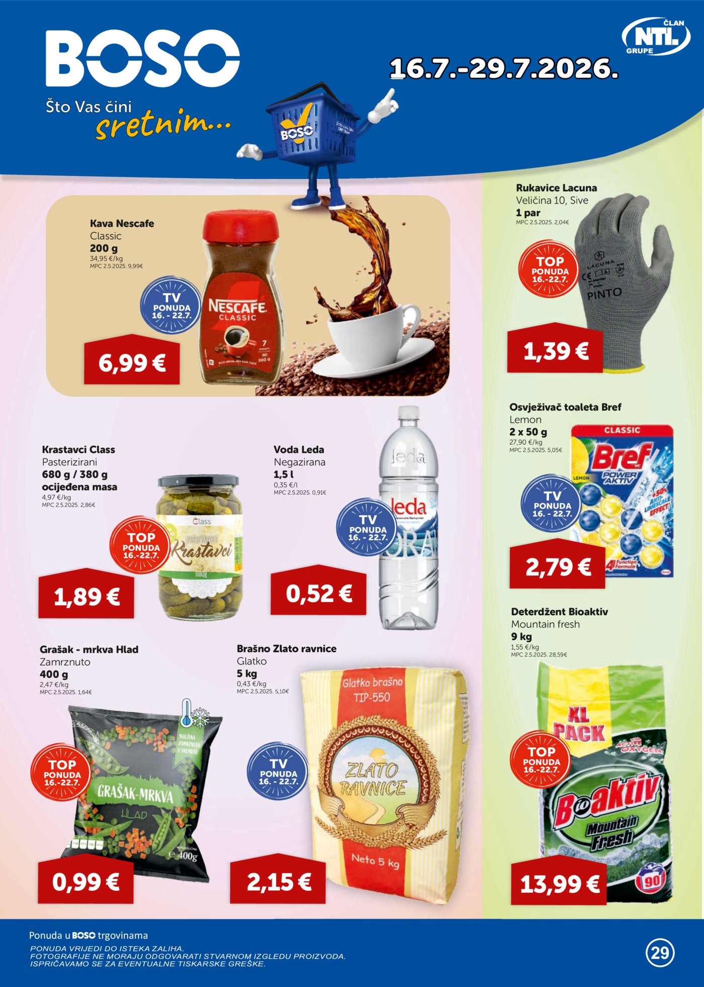 Boso katalog Akcija 16.07. - 29.07.2026.