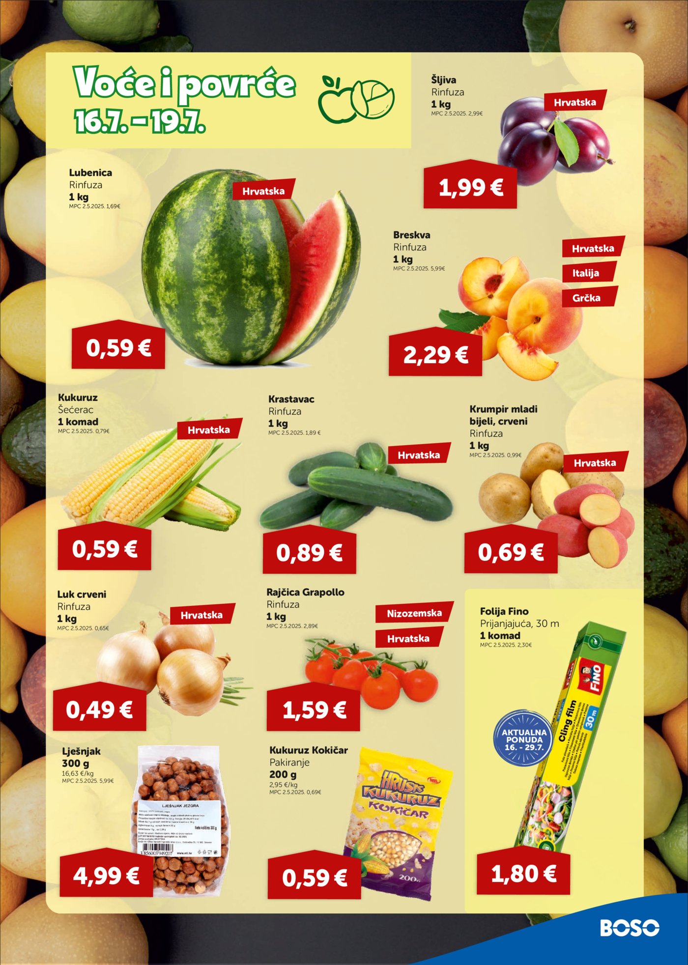 Boso katalog Akcija 16.07. - 29.07.2026.
