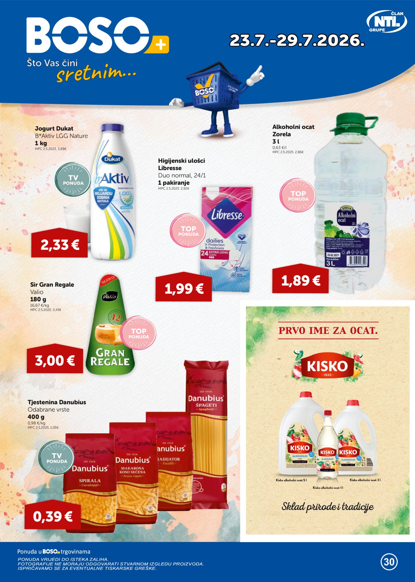 Boso katalog Akcija 23.07. - 29.07.2026.