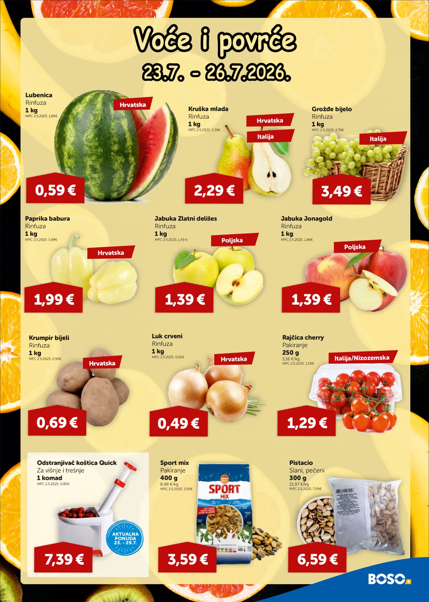 Boso katalog Akcija 23.07. - 29.07.2026.