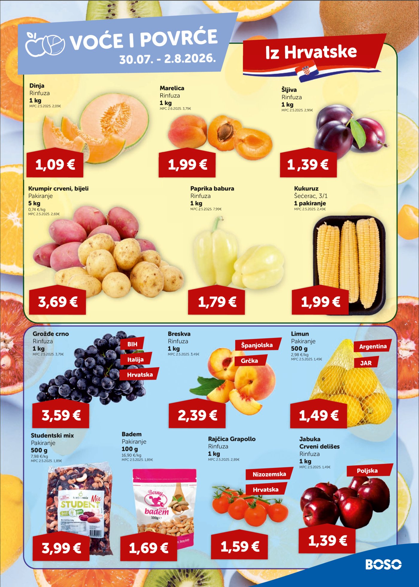 Boso katalog Akcija 30.07.-12.08.2026.