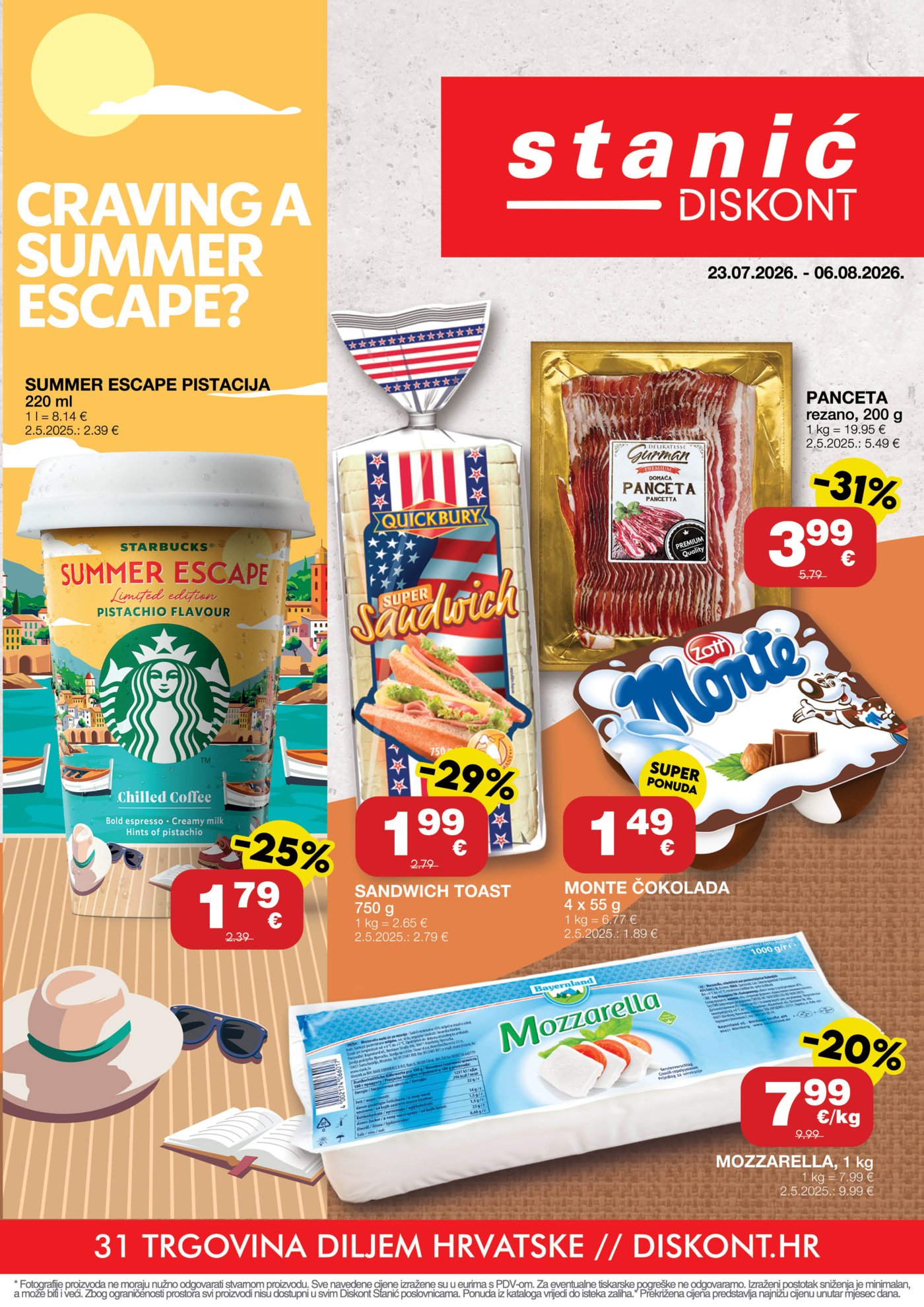 Diskont Stanić katalog Akcija 23.07. - 06.08.2026.